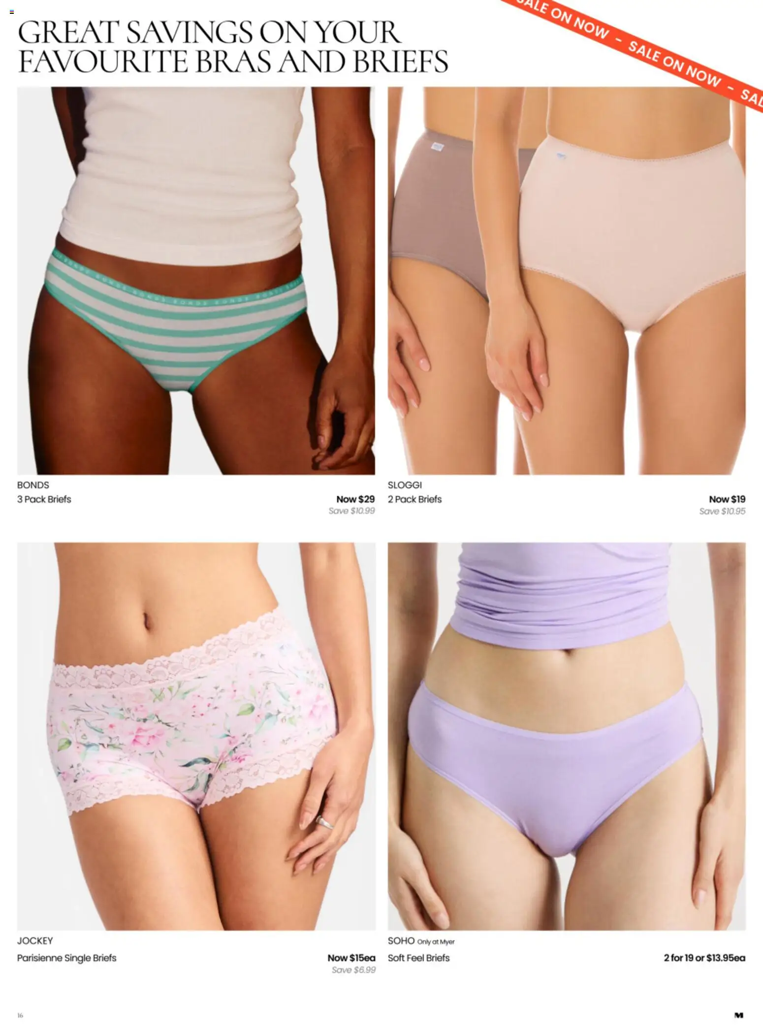 Myer catalogue - valid from 09/09/2026 | Page: 16 | Products: Briefs
