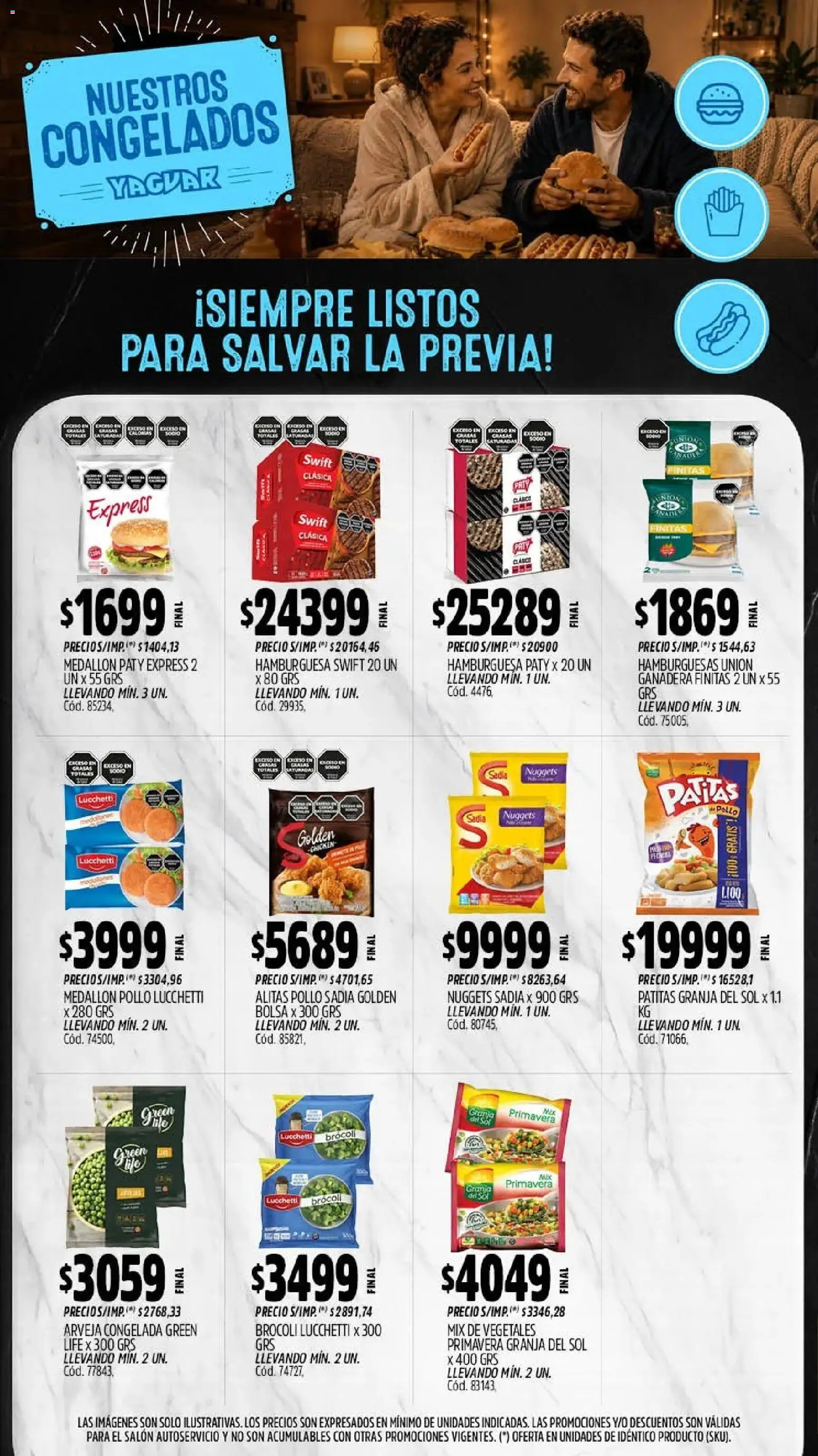 Yaguar - Oferta Semanal Chaco │ válido desde el 20/07/2026 | Página: 7 | Productos: Arveja, Bolsa, Melón, Brocoli