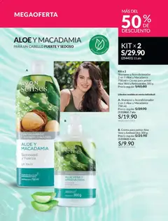 Vista previa de folleto Avon catálogo - Campaña 7 de la Avon válido desde 21.04.2026 | Página: 184 | Productos: Shampoo, Acondicionador, Crema