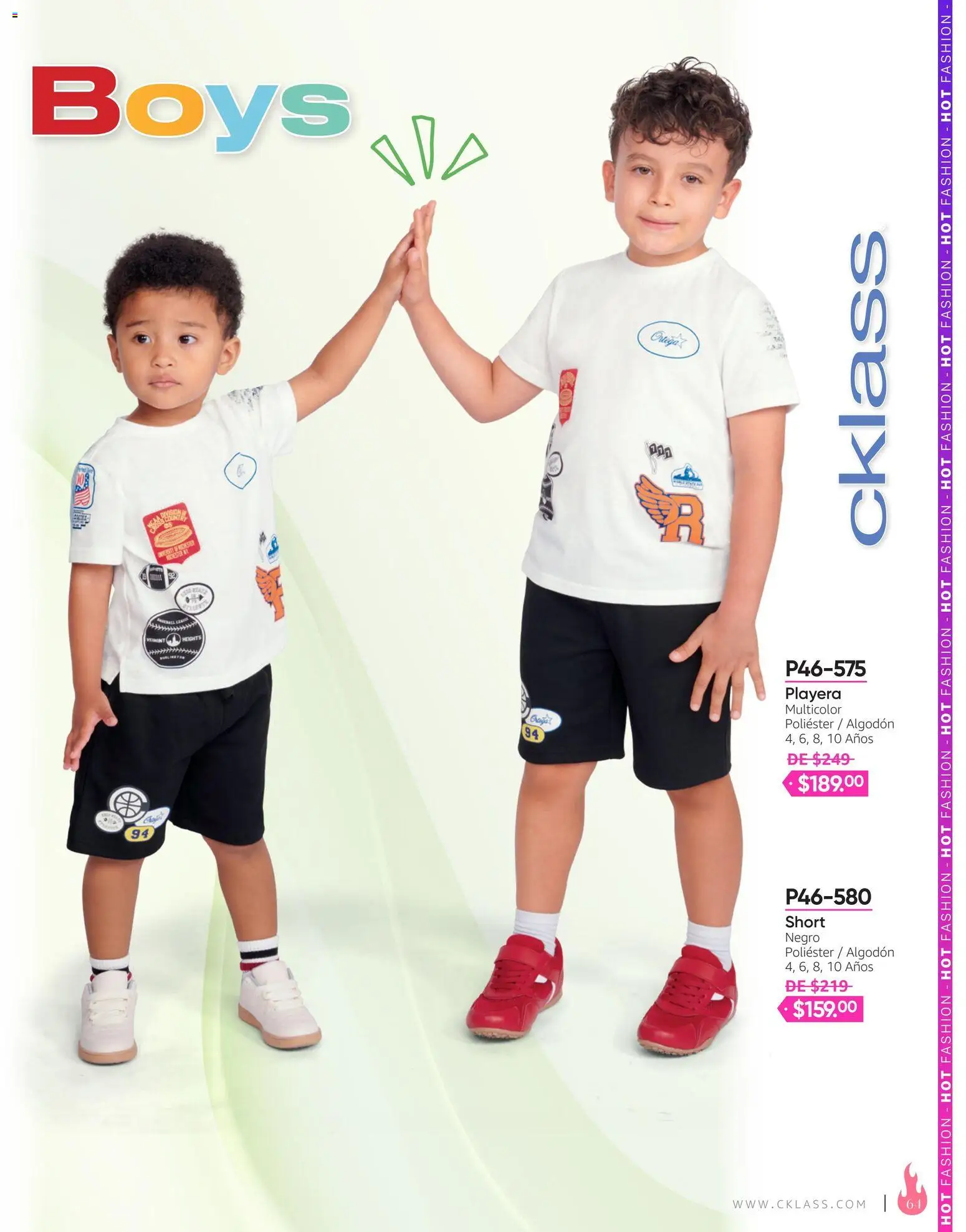 Nuevas ofertas de Cklass válidas en toda la República Mexicana desde el 03/08/2026. ¡Encuentra las mejores ofertas en Cklass catálogo Hot Fashion Ropa! | Página: 65 | Productos: Algodón, Playera, Short