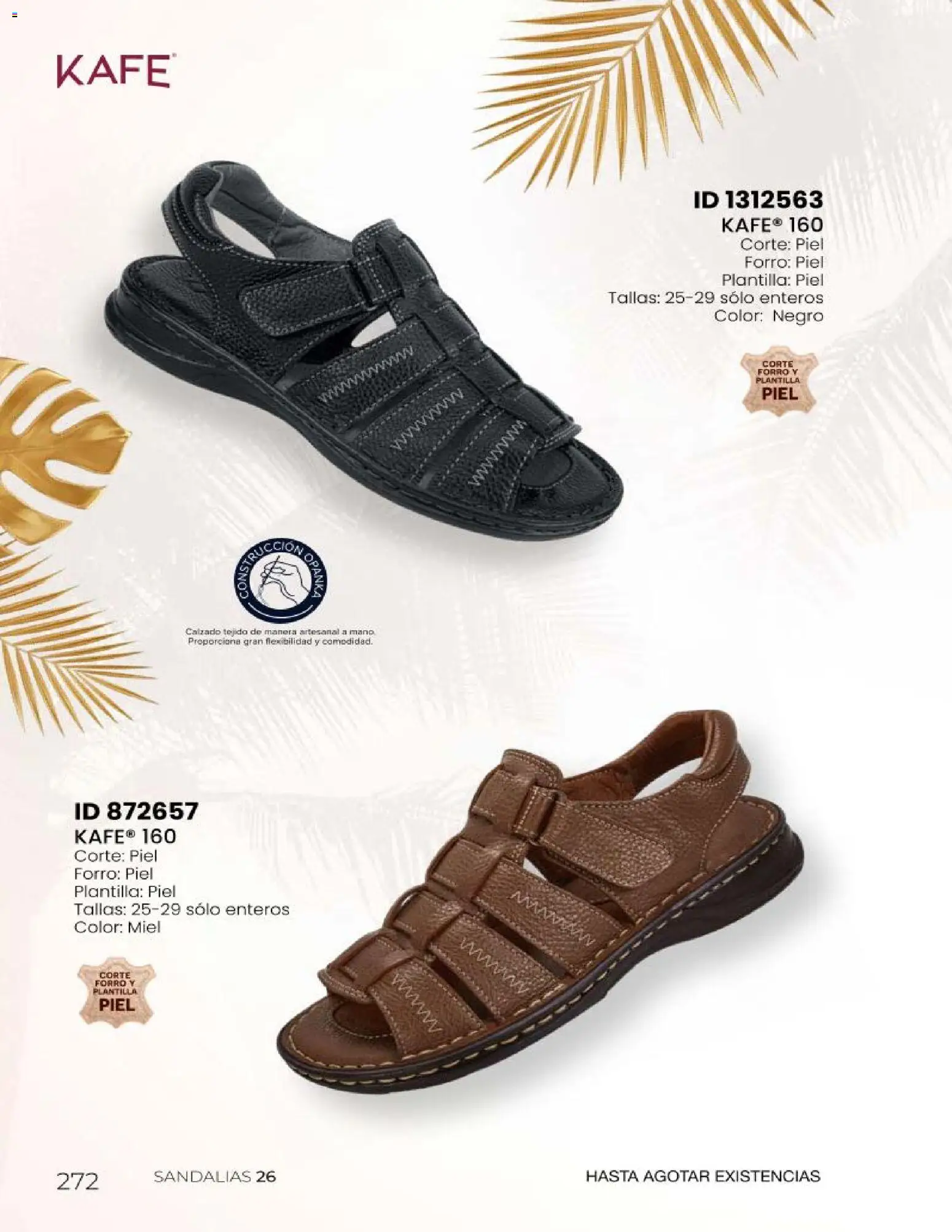 Nuevas ofertas de Price Shoes válidas en toda la República Mexicana desde el 23/06/2026. ¡Encuentra las mejores ofertas en Price Shoes catálogo Sandalias 2026! | Página: 272 | Productos: Miel, Sandalias