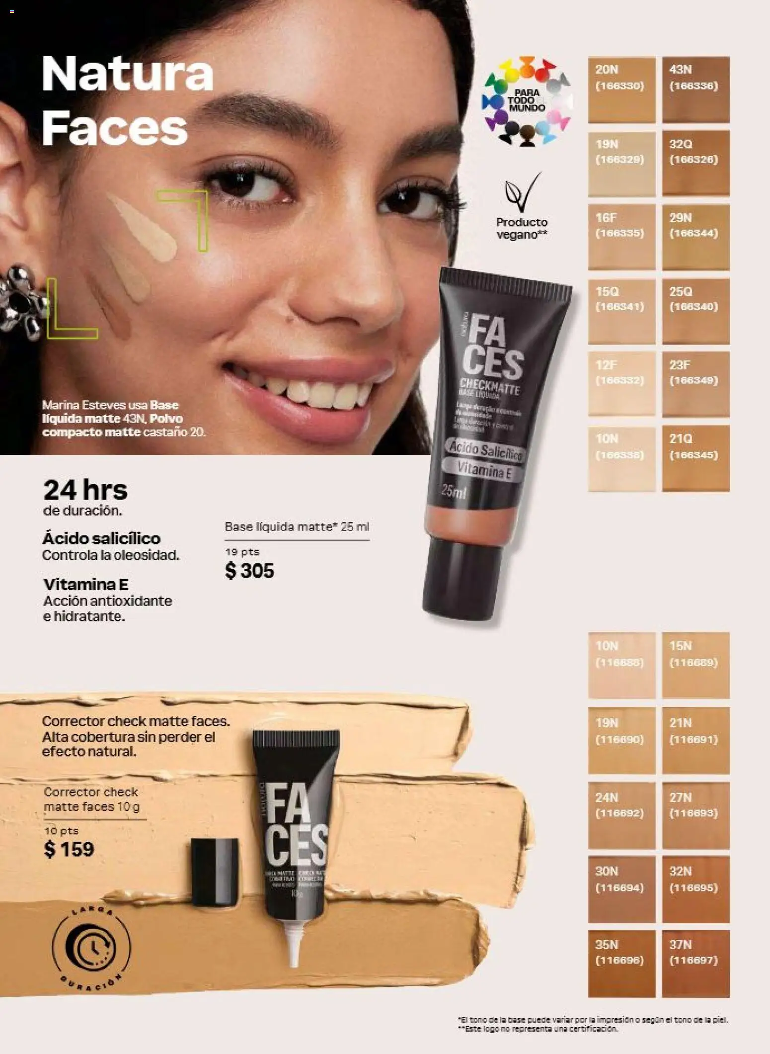 Nuevas ofertas de Natura válidas en toda la República Mexicana desde el 31/07/2026. ¡Encuentra las mejores ofertas en Natura campaña 12 2026! | Página: 65 | Productos: Polvo compacto, Corrector, Polvo