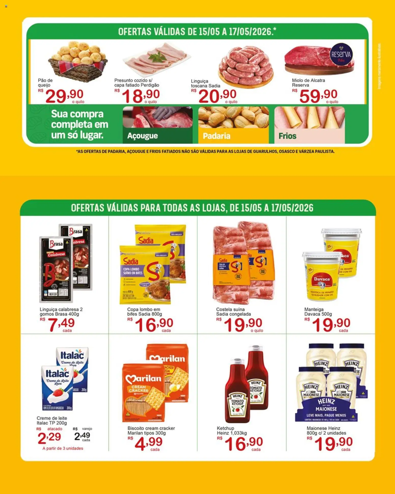 GIGA Atacado Folheto - válido de 15.05.2026 | Página: 2 | Produtos: Alcatra, Pão, Copa, Cream cracker