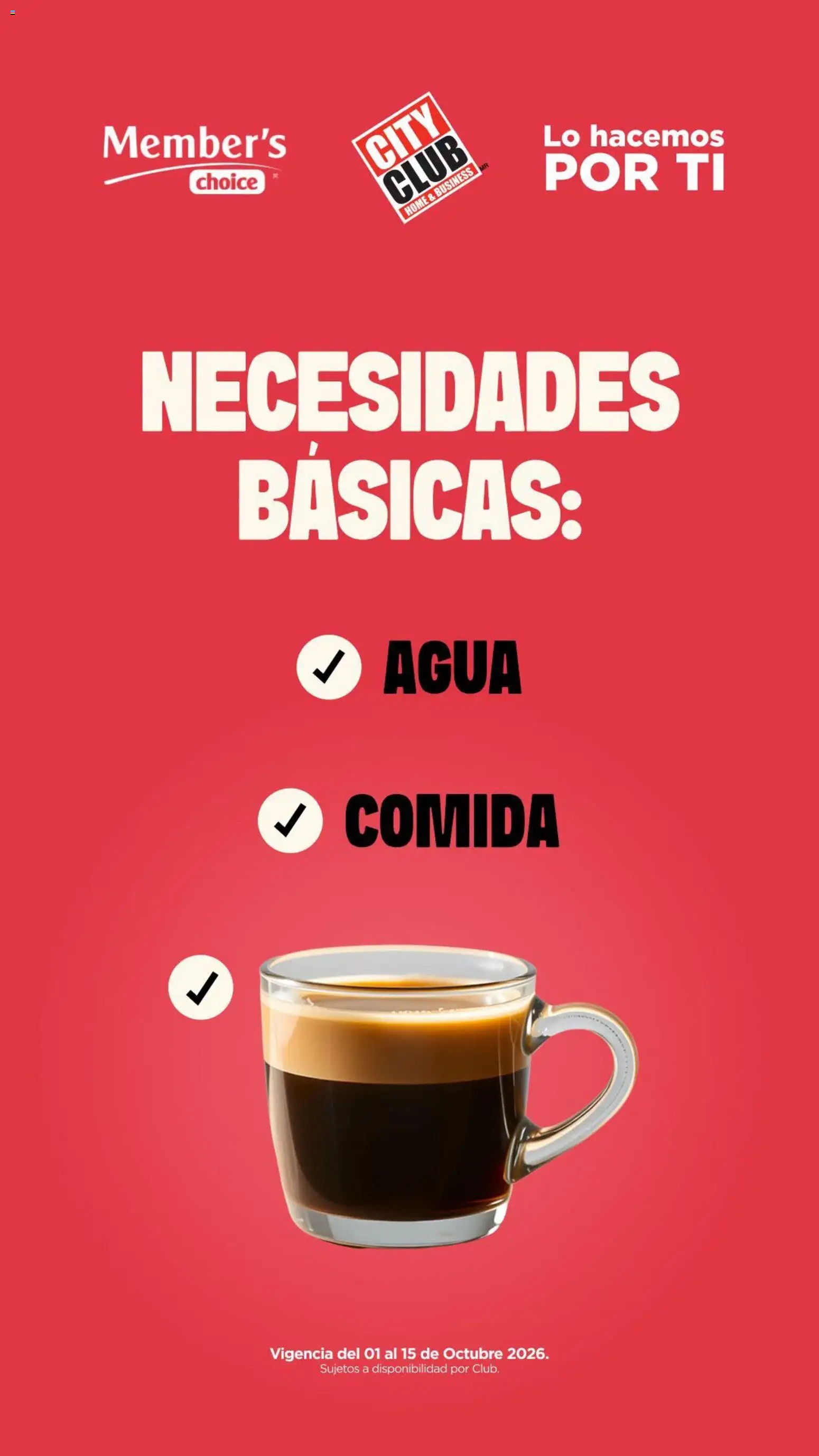 Nuevas ofertas de City Club válidas en toda la República Mexicana desde el 01/10/2026. ¡Encuentra las mejores ofertas en City Club catálogo Café! | Página: 1