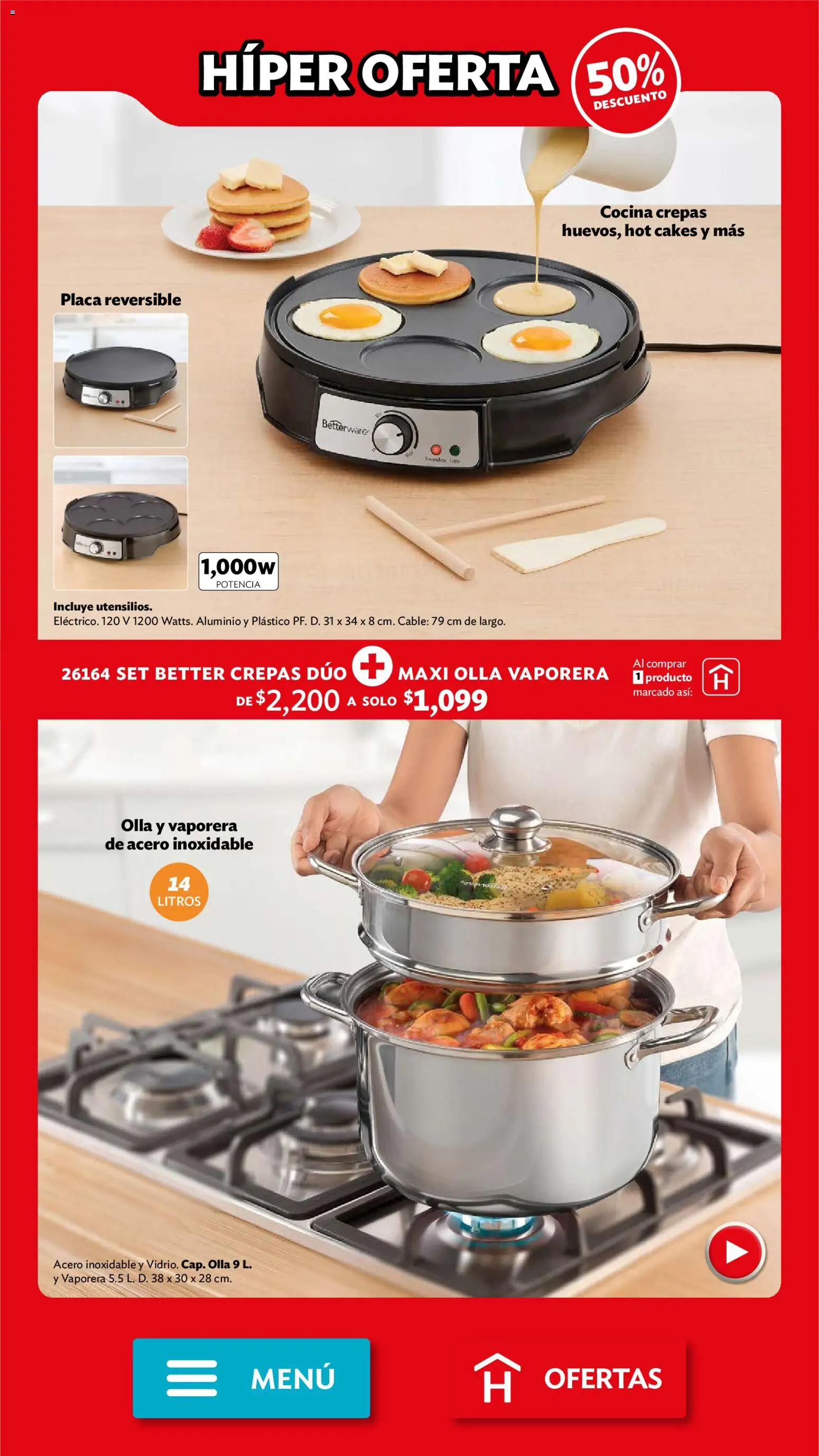 Nuevas ofertas de Betterware válidas en toda la República Mexicana desde el 01.06.2026. ¡Encuentra las mejores ofertas en Betterware campaña 6 2026! | Página: 2