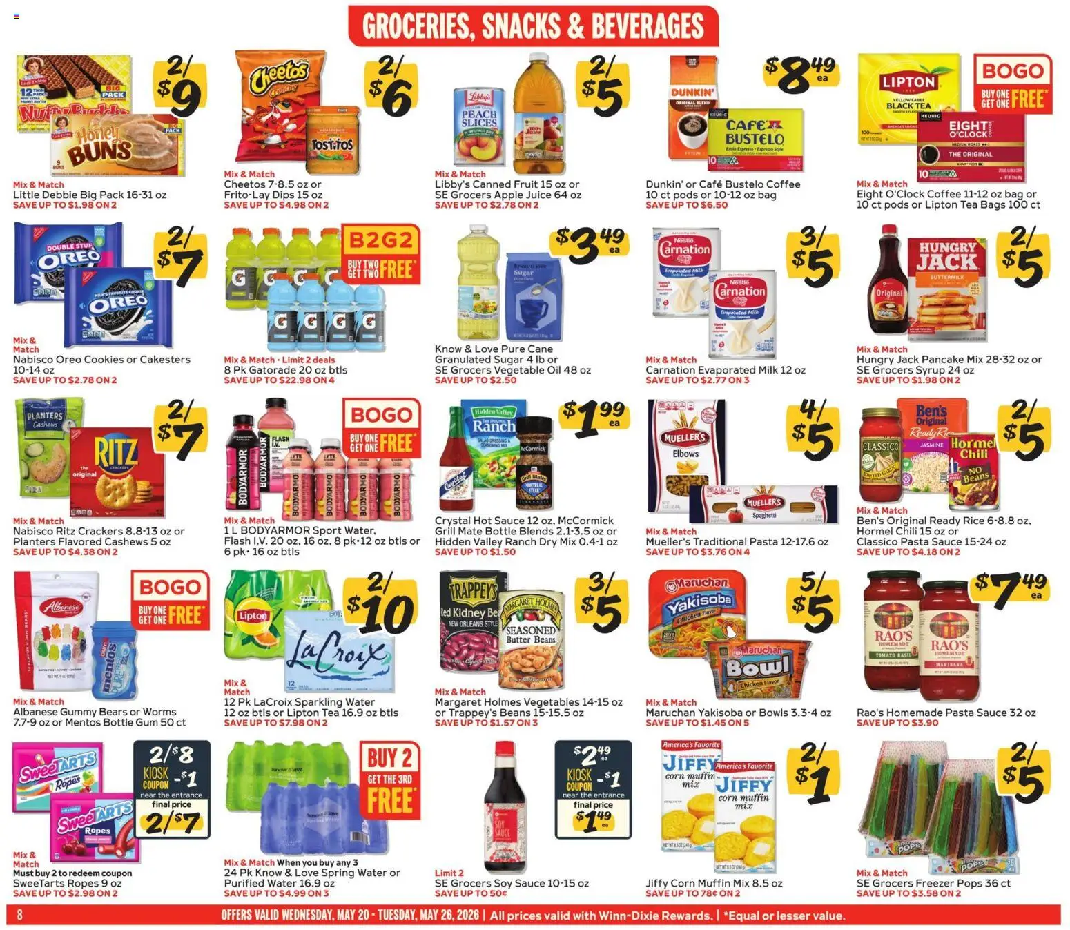 Winn Dixie Weekly Circular - GA - valid from 20.05.2026 | Page: 8