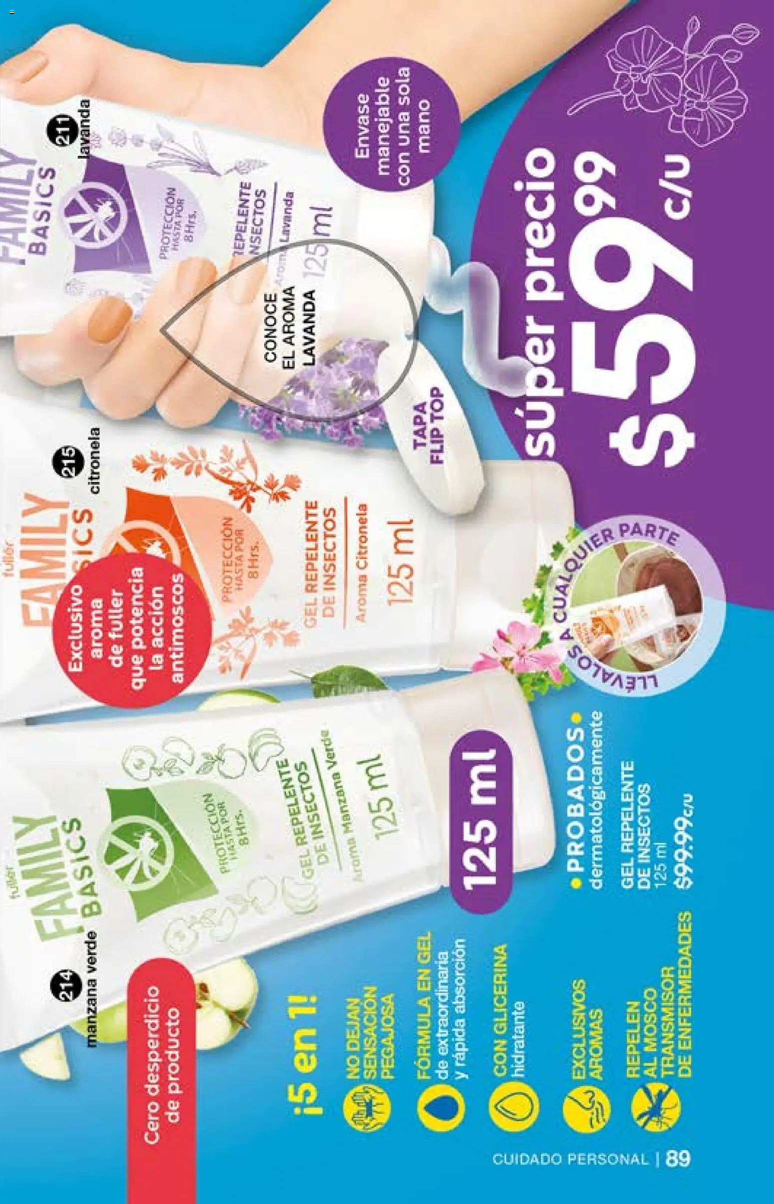 Nuevas ofertas de Fuller válidas en toda la República Mexicana desde el 01.04.2026. ¡Encuentra las mejores ofertas en Fuller campaña 26 2026! | Página: 89 | Productos: Manzana, Repelente, Top
