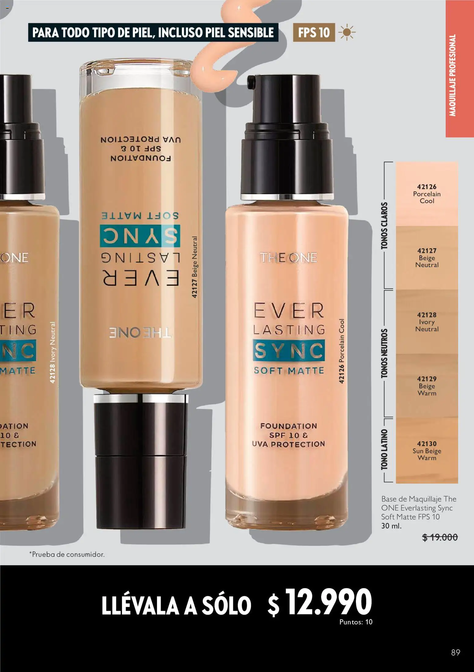 Oriflame Ofertas │ válido desde el 10.07.2026 | Página: 89 | Productos: Uva, Maquillaje, Base, Base de maquillaje