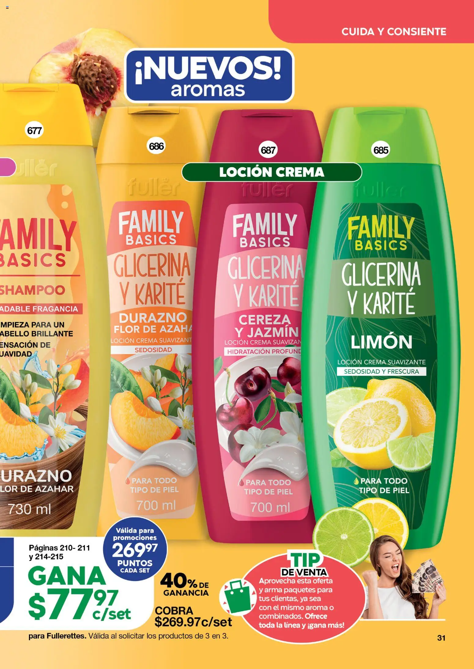 Nuevas ofertas de Fuller válidas en toda la República Mexicana desde el 24/06/2026. ¡Encuentra las mejores ofertas en Fuller Gana Mas 6 2026! | Página: 31 | Productos: Durazno, Crema, Limón, Suavizante