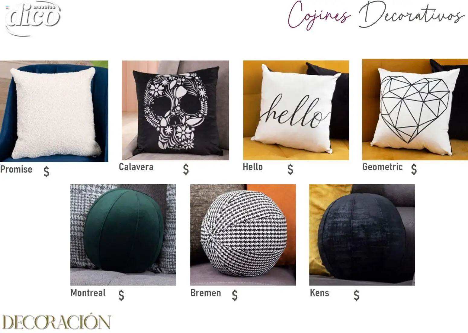 Nuevas ofertas de Muebles Dico válidas en toda la República Mexicana desde el 09/12/2025. ¡Encuentra las mejores ofertas en Muebles Dico catálogo Decoración! | Página: 56 | Productos: Decoración