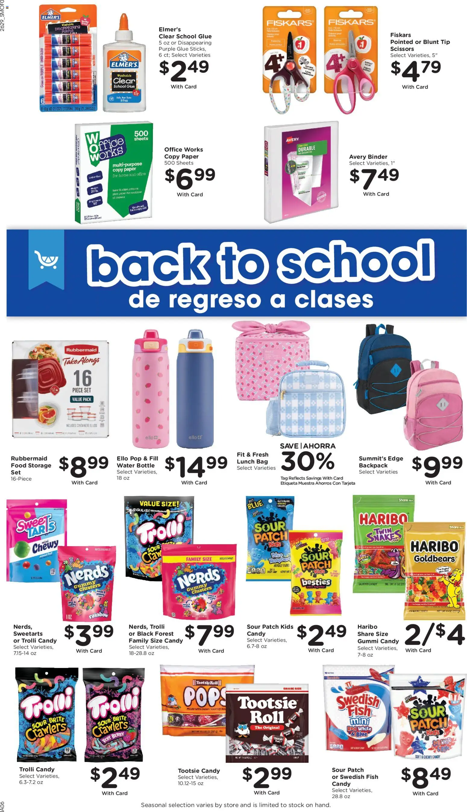 Smith's Weekly Ad - valid from 08/19/2026 | Page: 13 | Products: Candy, Milk, Fish, Water