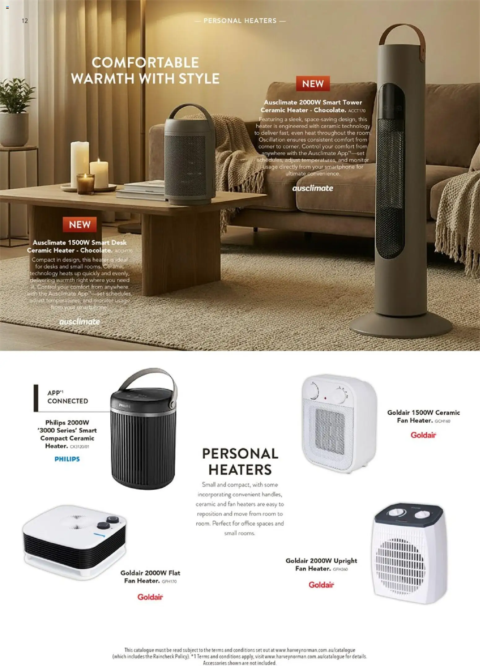 Harvey Norman catalogue - valid from 21.04.2026 | Page: 12 | Products: Desk, Heater, Smartphone, Monitor