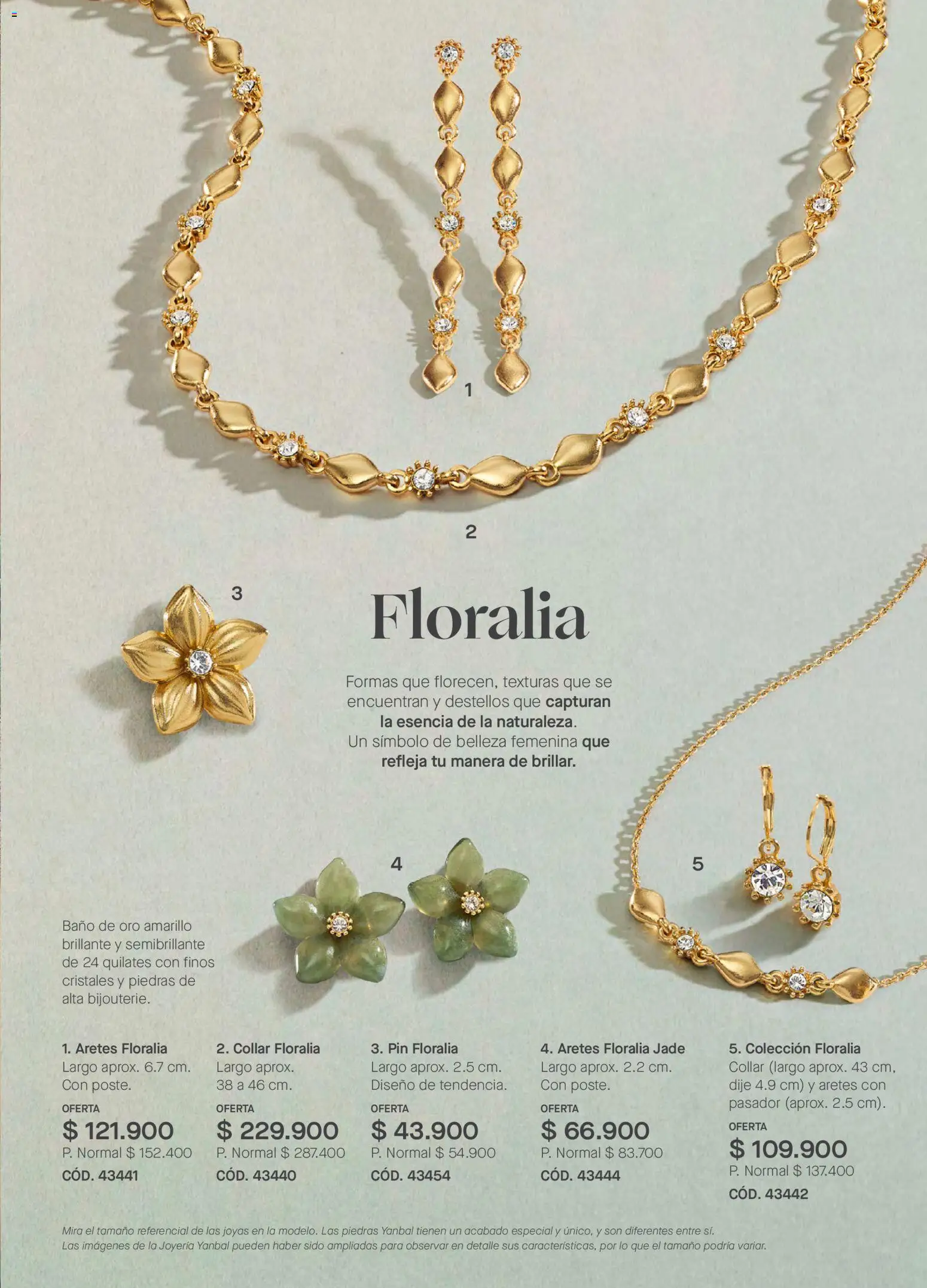 Yanbal revista - valida desde el 28.03.2026 | Página: 35 | Productos: Aretes, Baño, Collar, Dije