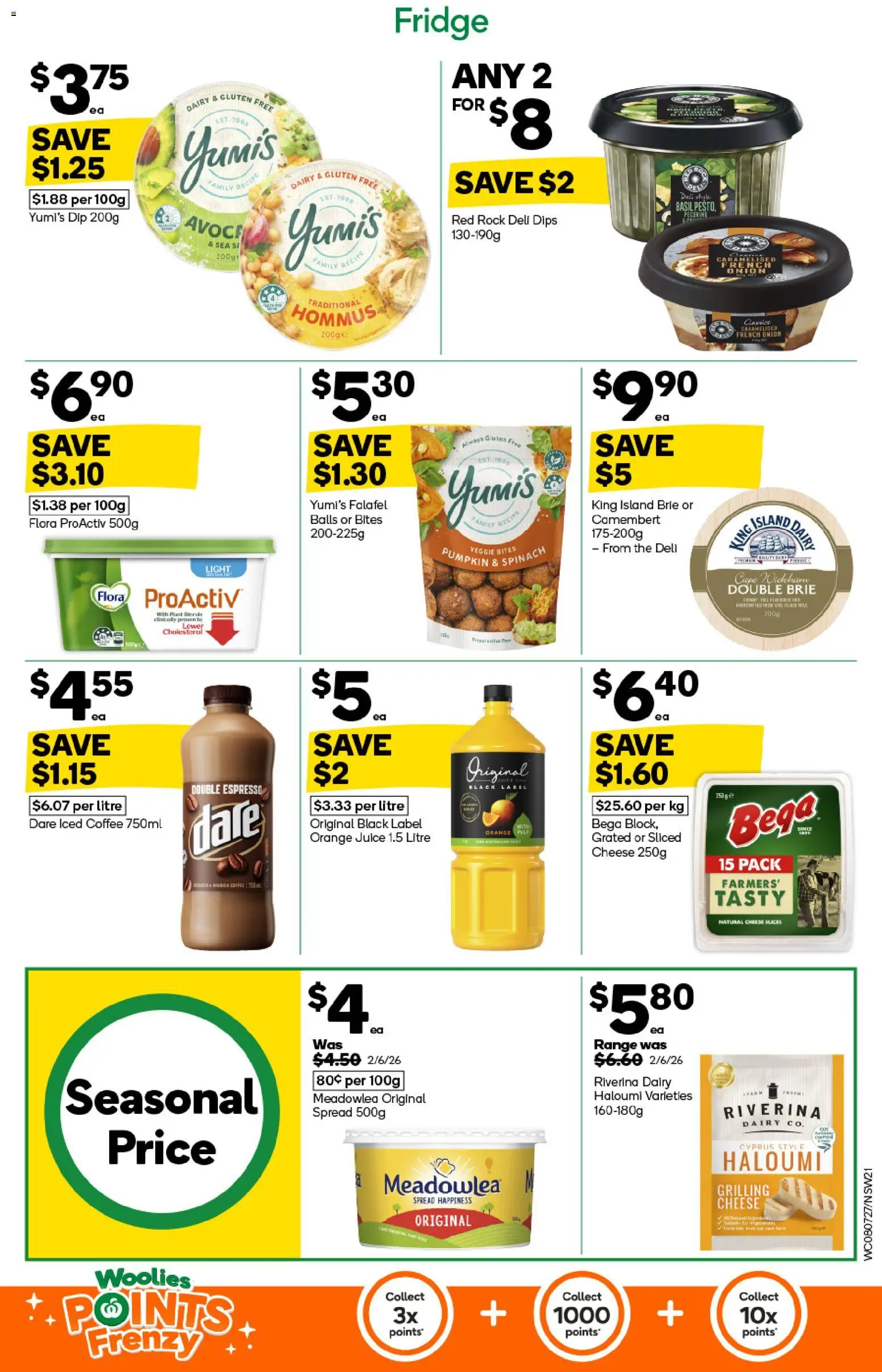 Woolworths catalogue - valid from 08/07/2026 | Page: 21 | Products: Light, Cheese, Juice, Pumpkin