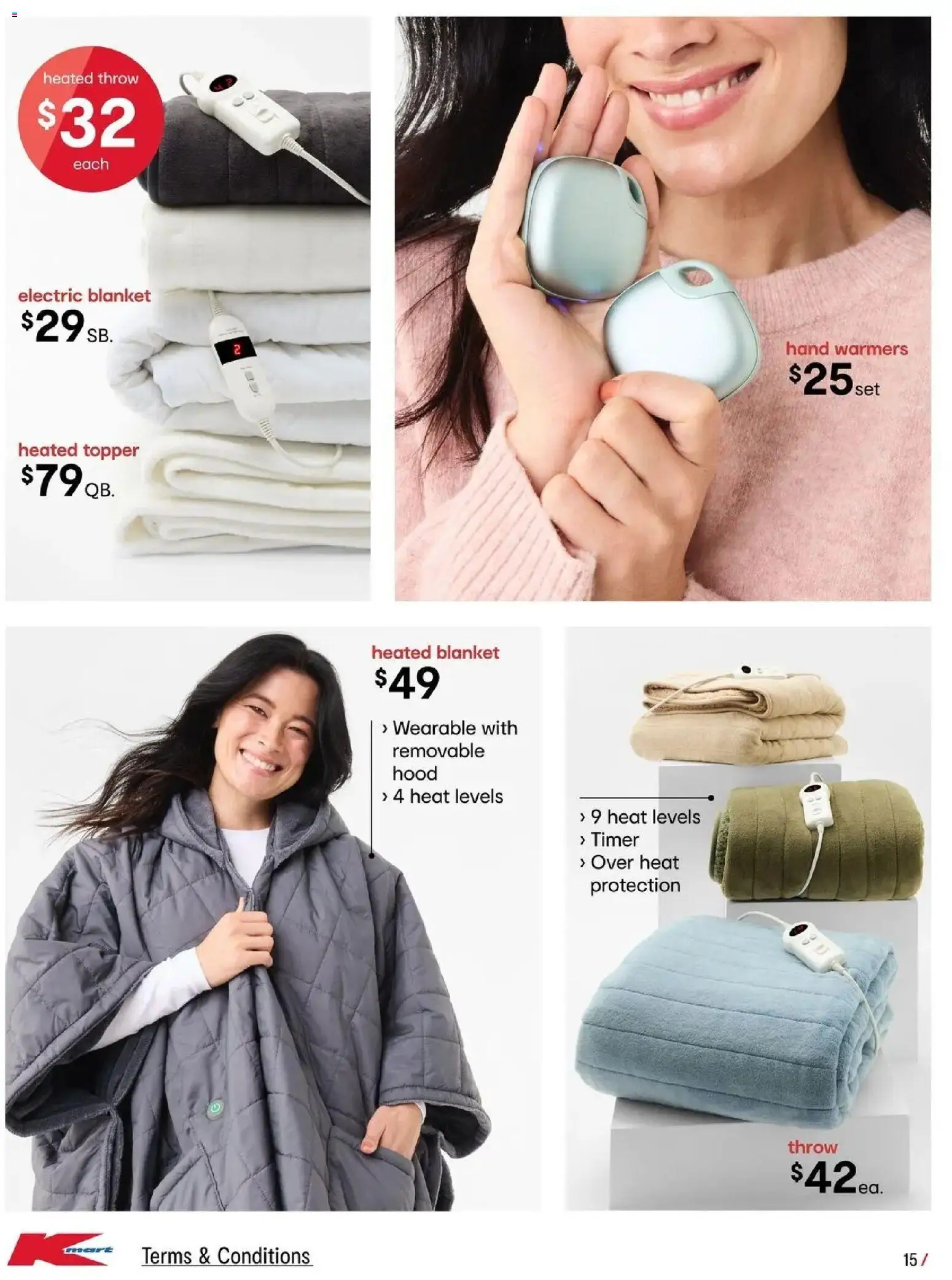 Kmart catalogue - valid from 13.05.2026 | Page: 15 | Products: Timer, Blanket
