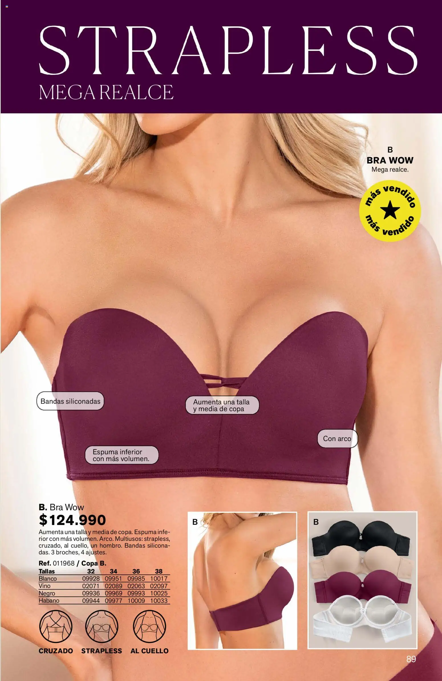 Leonisa revista - valida desde el 04.06.2026 | Página: 89 | Productos: Espuma, Cuello, Vino