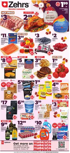Preview of Zehrs weekly flyer / circulaire from shop Zehrs valid from Oct 1, 2026