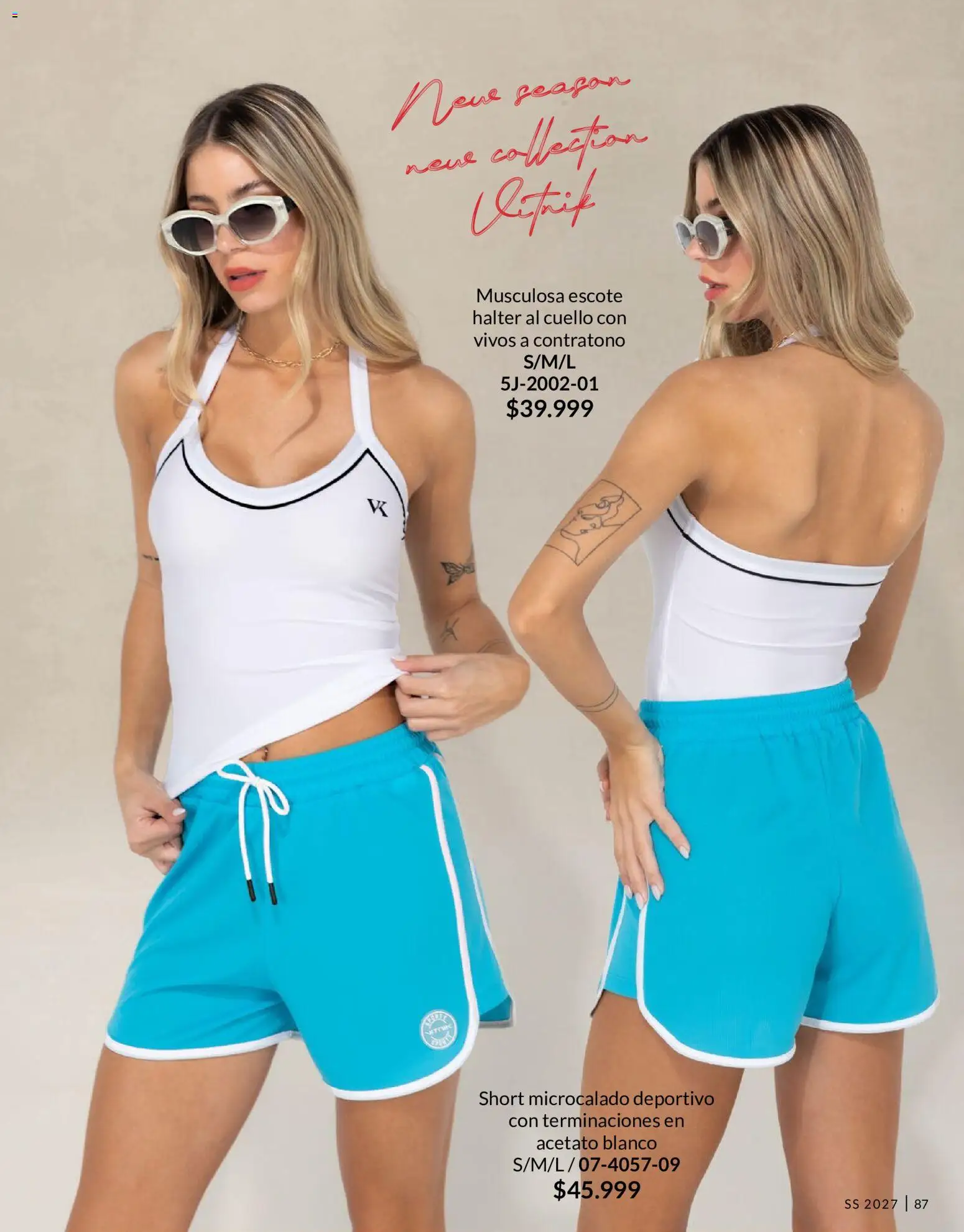 Vitnik - Mujer │ válido desde el 01/09/2026 | Página: 87 | Productos: Short, Musculosa
