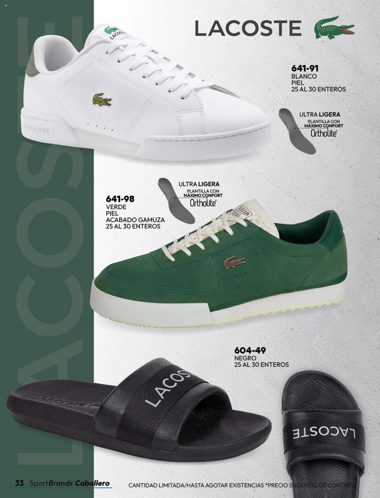 Nuevas ofertas de Cklass válidas en toda la República Mexicana desde el 08/07/2026. ¡Encuentra las mejores ofertas en Cklass catálogo Sportbrands caballero! | Página: 38 | Productos: Gamuza