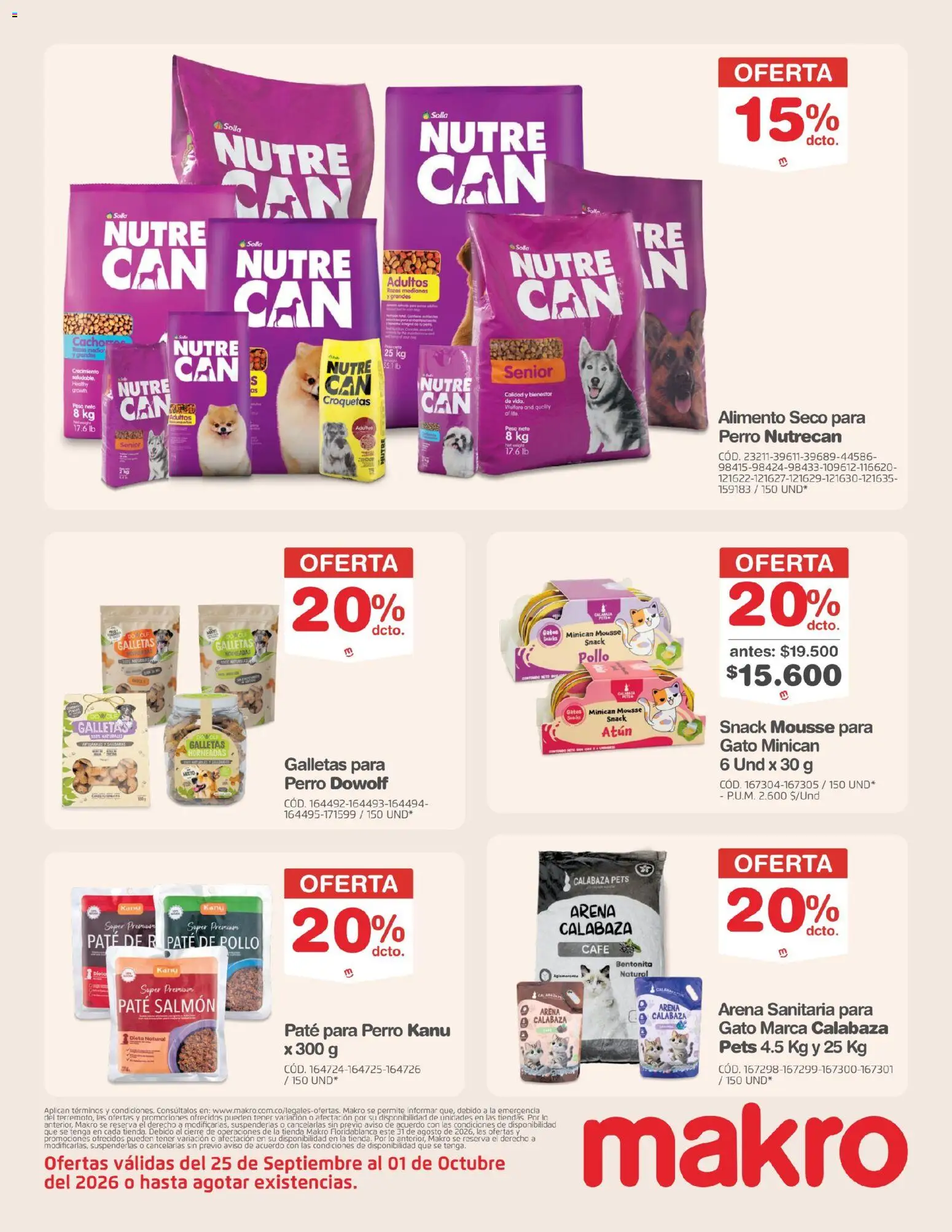 Makro revista - valida desde el 25/09/2026 | Página: 38