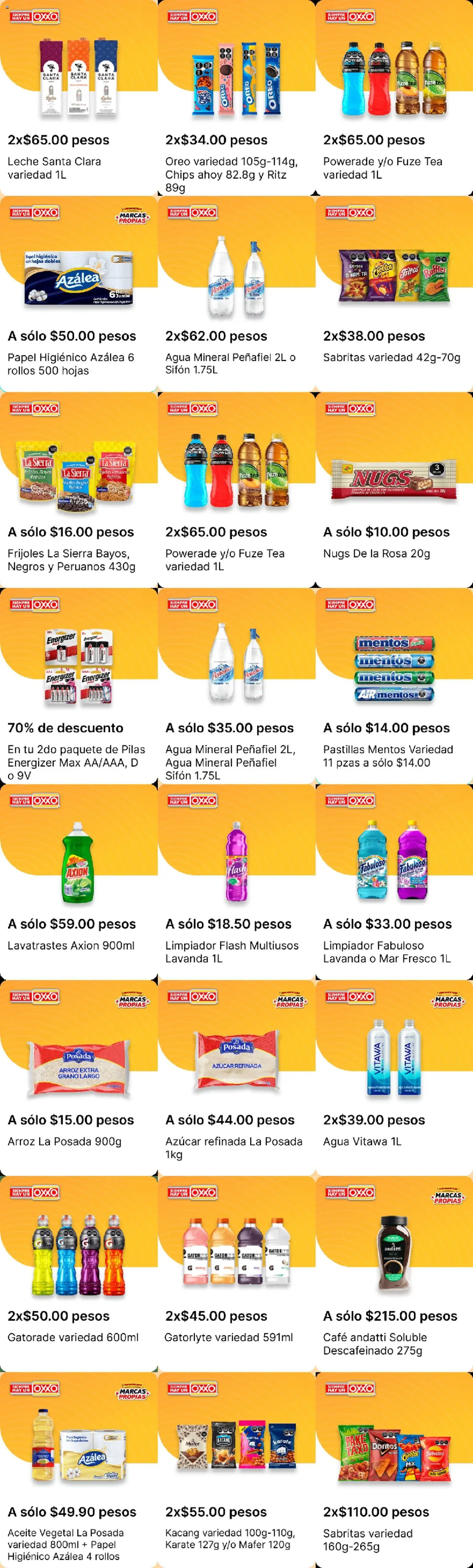 Nuevas ofertas de OXXO válidas en toda la República Mexicana desde el 24/09/2026. ¡Encuentra las mejores ofertas en OXXO folleto! | Página: 3 | Productos: Agua, Café, Papel higiénico, Oreo