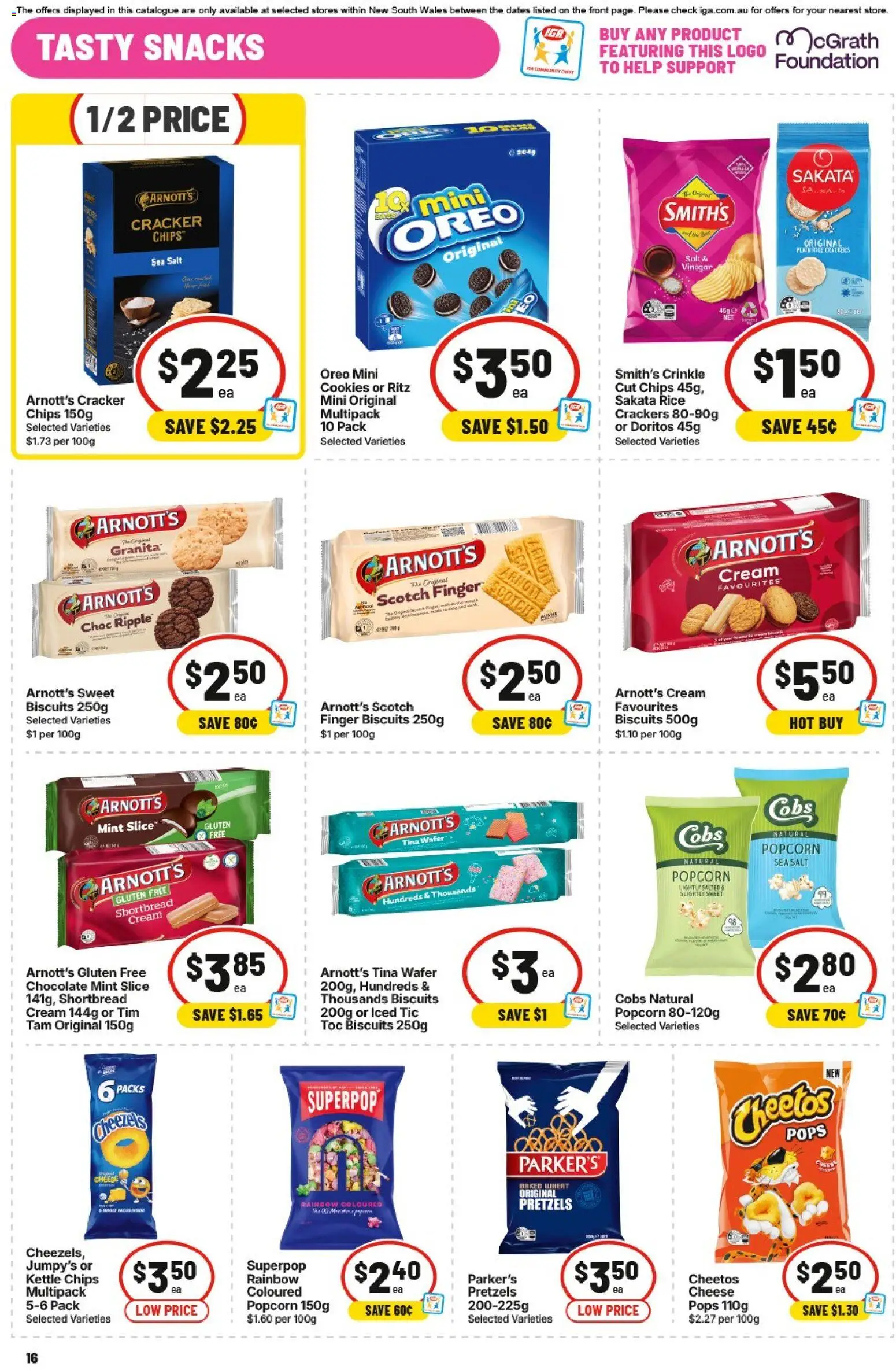 IGA catalogue - valid from 09/09/2026 | Page: 17 | Products: Snacks, Chocolate, Popcorn, Water