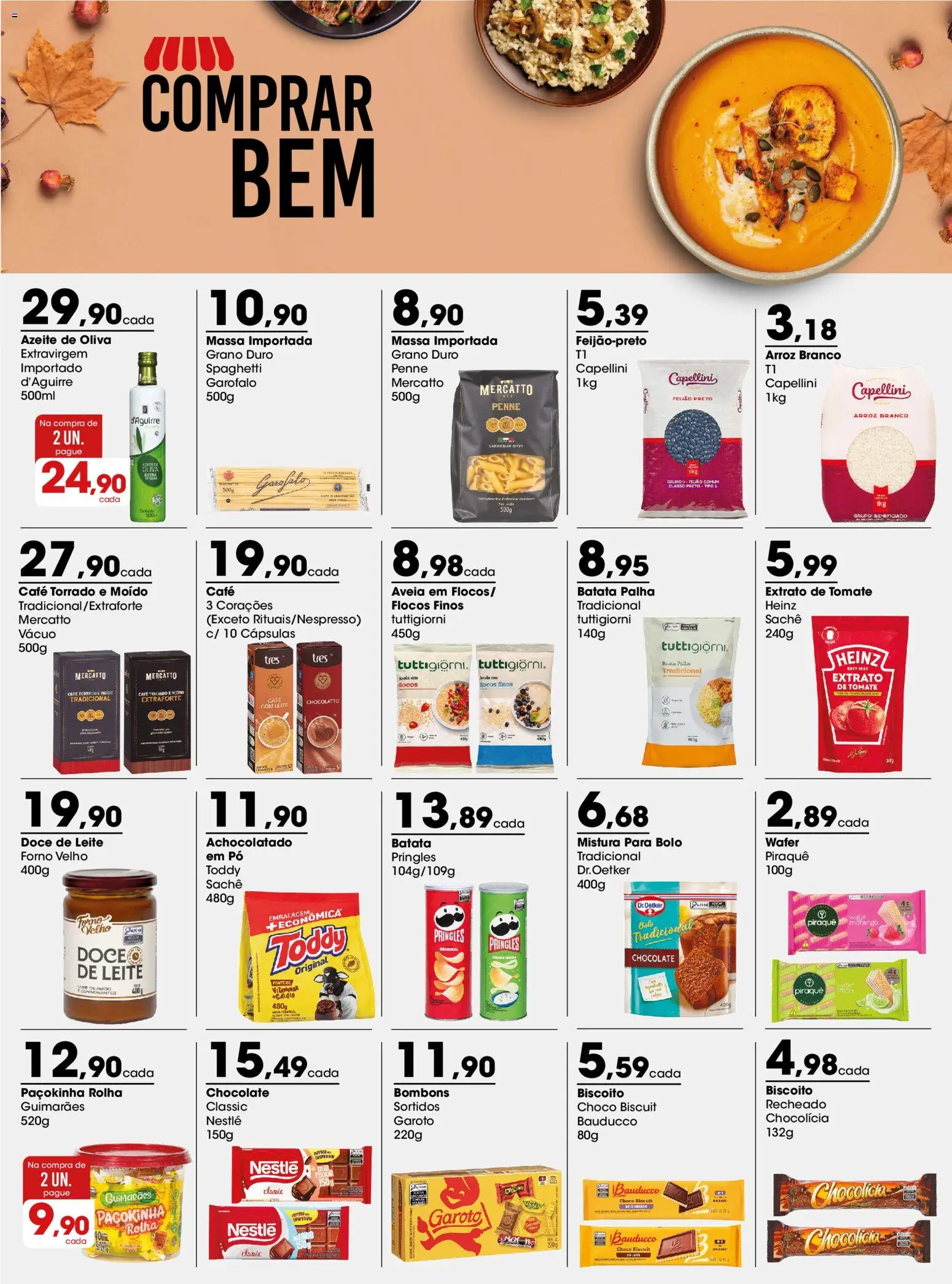 Zaffari Folheto - válido de 18.05.2026 | Página: 1 | Produtos: Achocolatado, Aveia, Doce de leite, Mistura para bolo