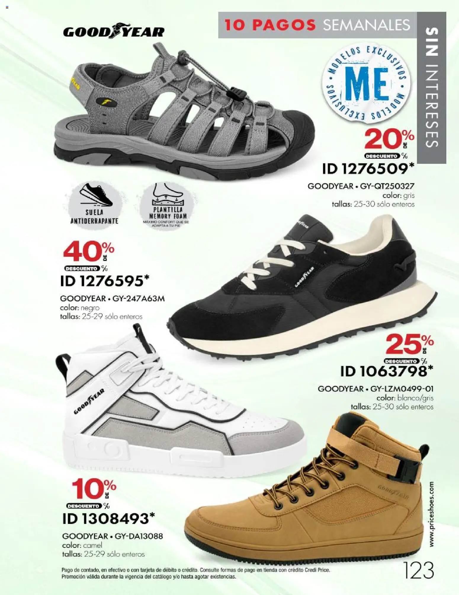 Nuevas ofertas de Price Shoes válidas en toda la República Mexicana desde el 28/10/2026. ¡Encuentra las mejores ofertas en Price Shoes catálogo 10 pagos sin intereses! | Página: 123