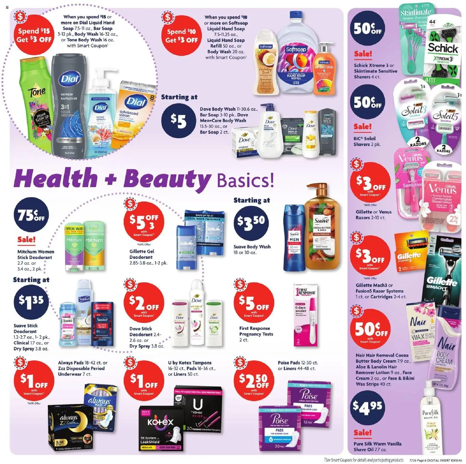 Family Dollar Current Ad - TX - valid from 07/26/2026 | Page: 11 | Products: Press, Butter, Oil, Pads