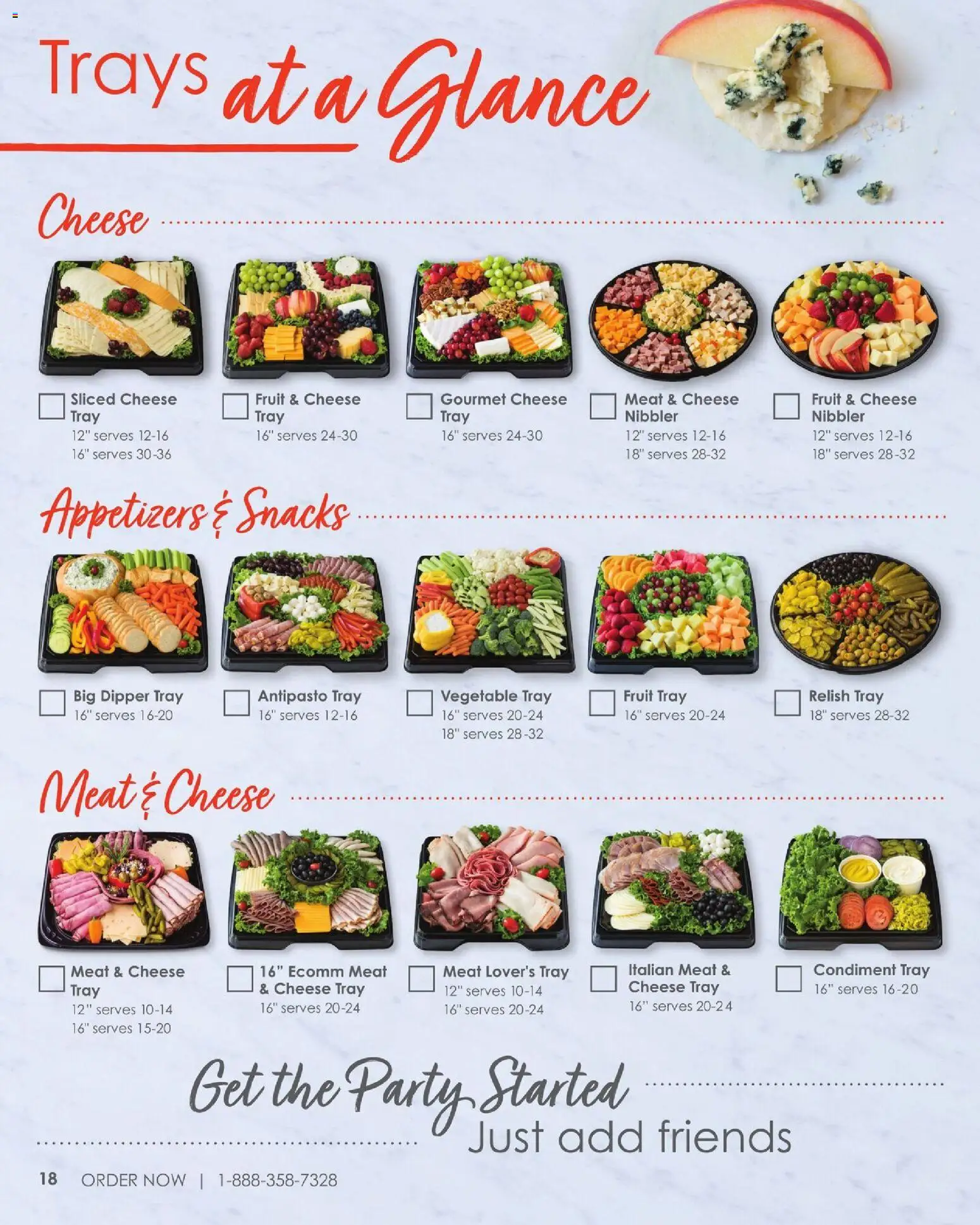 Albertsons Entertaining Guide - valid from 11/19/2025 | Page: 20 | Products: Sliced cheese, Cheese, Fruit, Snacks