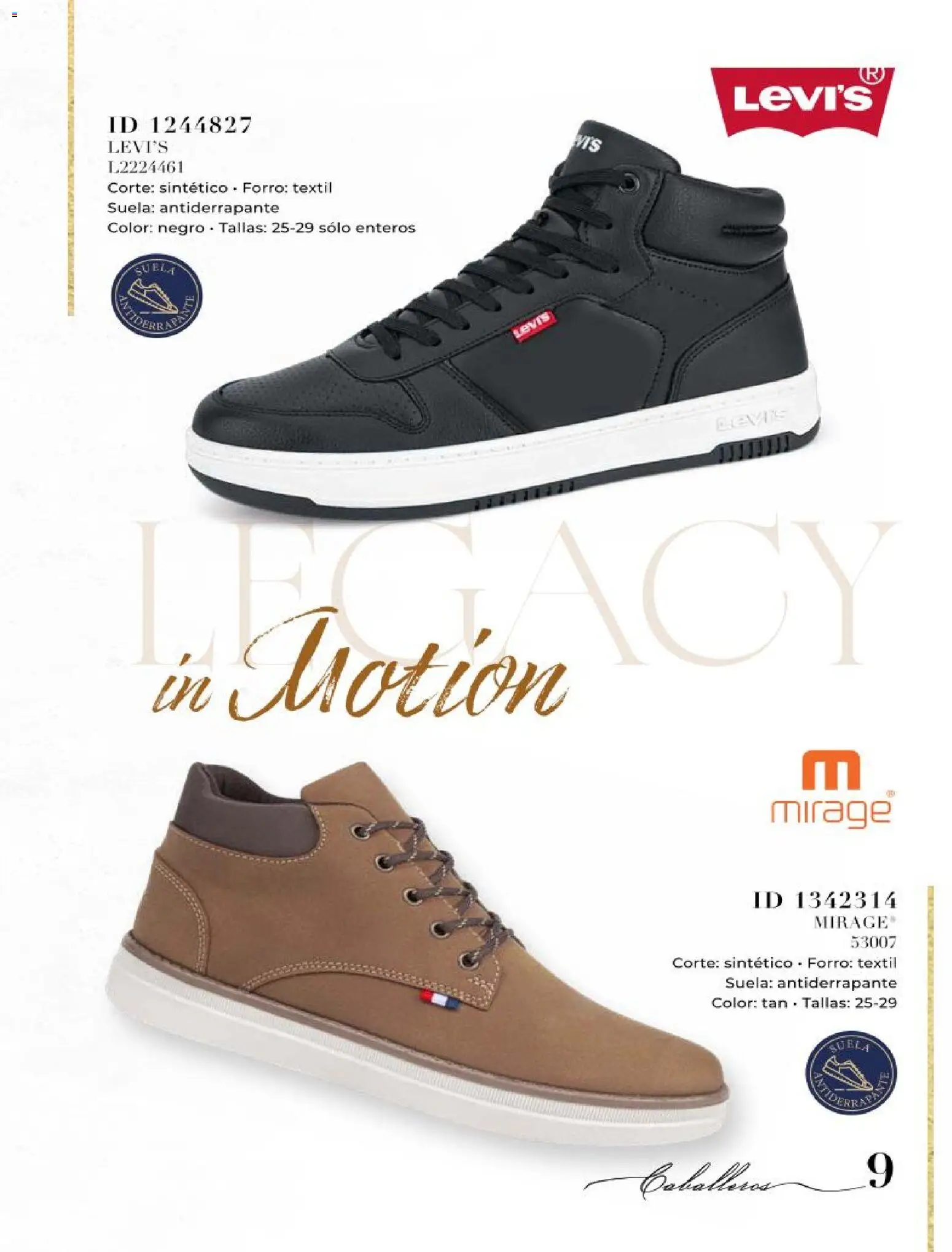 Nuevas ofertas de Price Shoes válidas en toda la República Mexicana desde el 25/06/2026. ¡Encuentra las mejores ofertas en Price Shoes catálogo Caballeros Mini! | Página: 9
