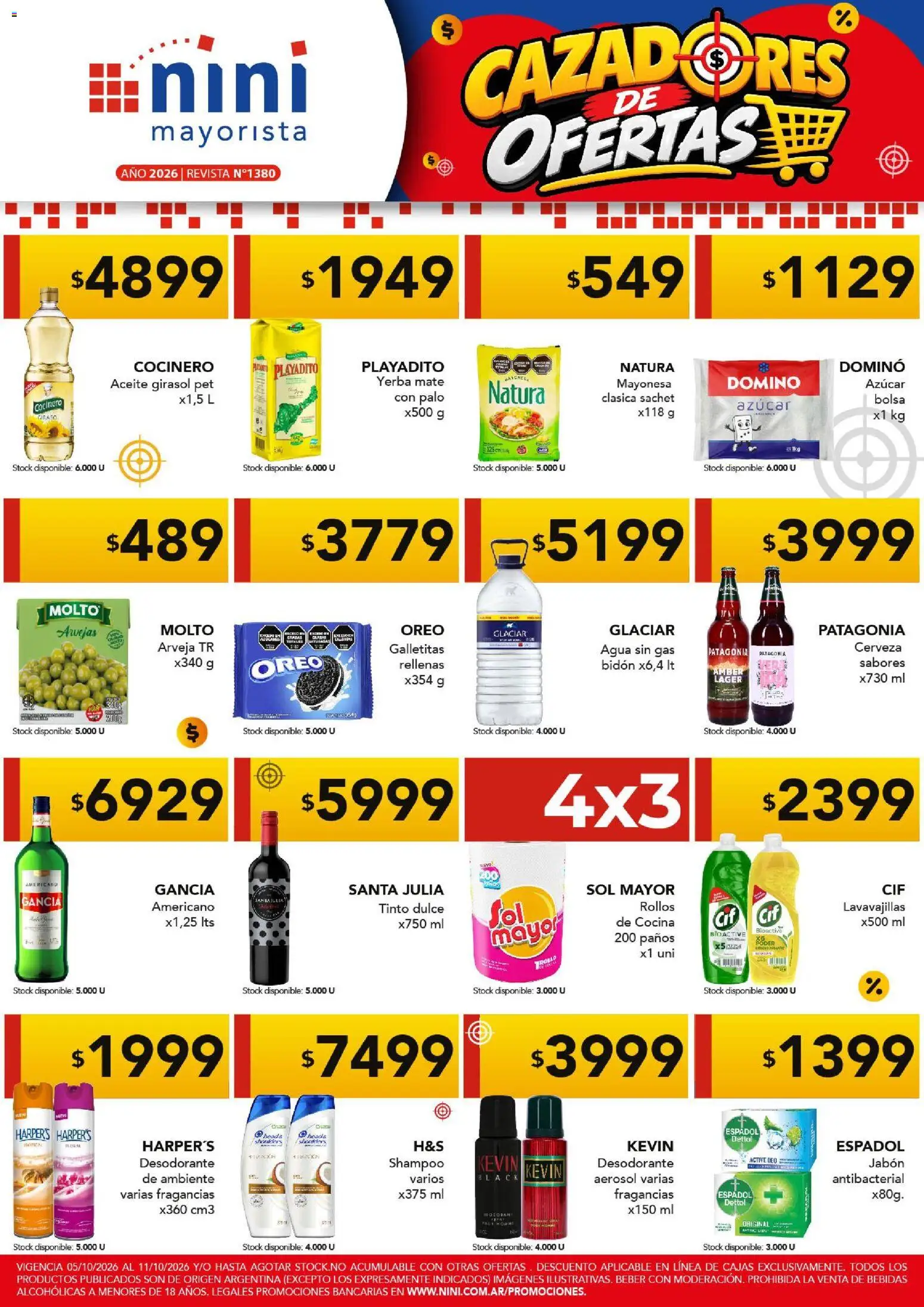 NINI Mayorista catálogo │ válido desde el 05/10/2026 | Página: 1