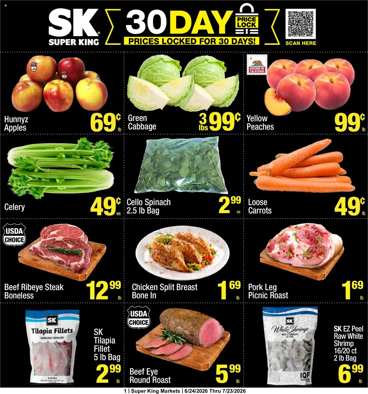 Super King Weekly Ad - valid from 06/24/2026 | Page: 1