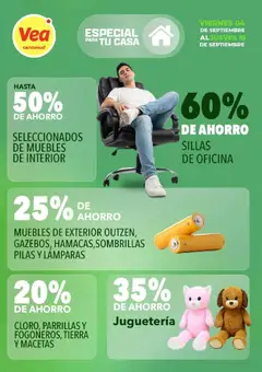 Vista previa Vea - Especial para tu casa válido desde el 04/09/2026 | Página: 3 | Productos: Macetas, Pilas, Lámparas, Tierra