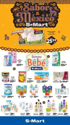 Vista previa de S-Mart folleto Ofertas de feria Juárez, nuevo folleto de la tienda, válido en México a partir del 25/09/2026