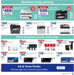 Preview of Officeworks catalogue - valid from 28.05.2026 | Page: 3 | Products: Printer, Fax, Laser printer, Toner