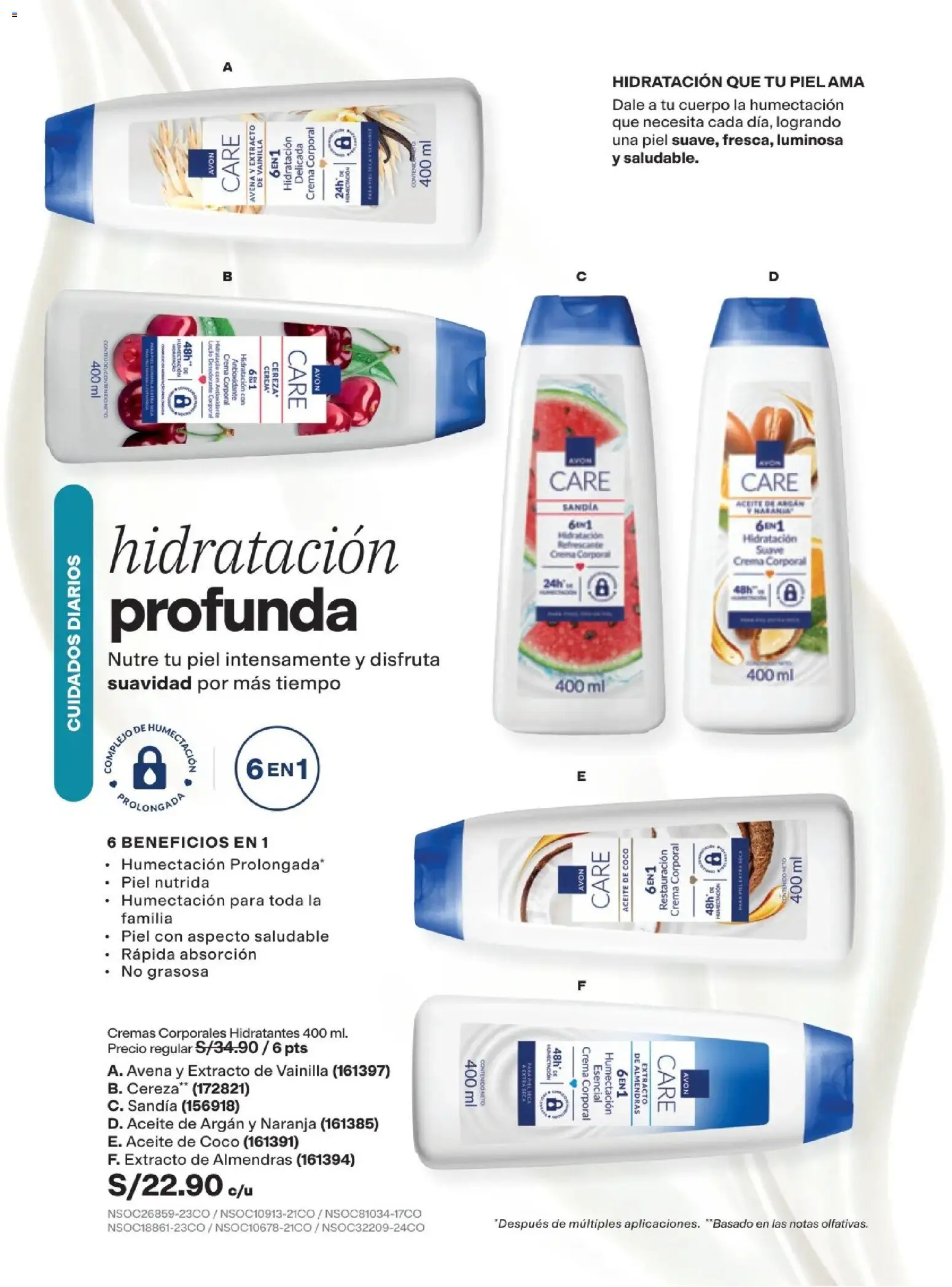 Catálogo Avon válido desde 29/08/2026 | Página: 133 | Productos: Desodorante, Vainilla, Aceite, Almendras
