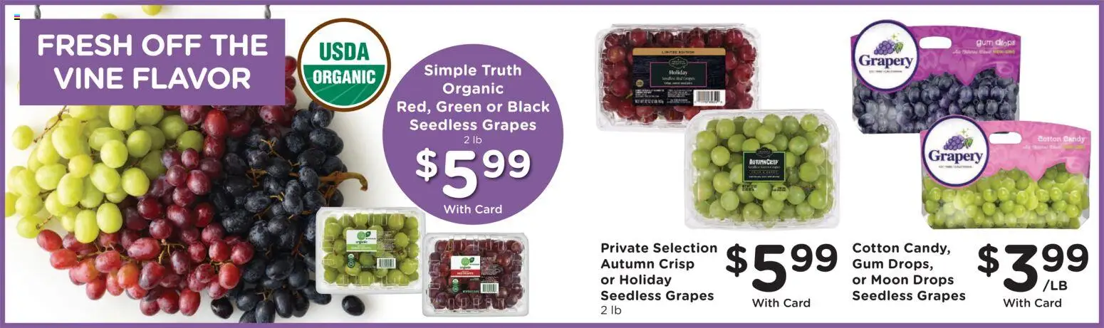 Fred Meyer Weekly Ad - valid from 09/02/2026 | Page: 12 | Products: Candy, Grapes, Seedless grapes