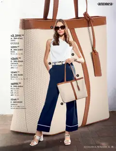 Vista previa de Andrea catálogo Primavera, nuevo folleto de la tienda, válido en México a partir del 25.01.2026 | Página: 11 | Productos: Blusa, Lentes, Cinturón, Bolsa