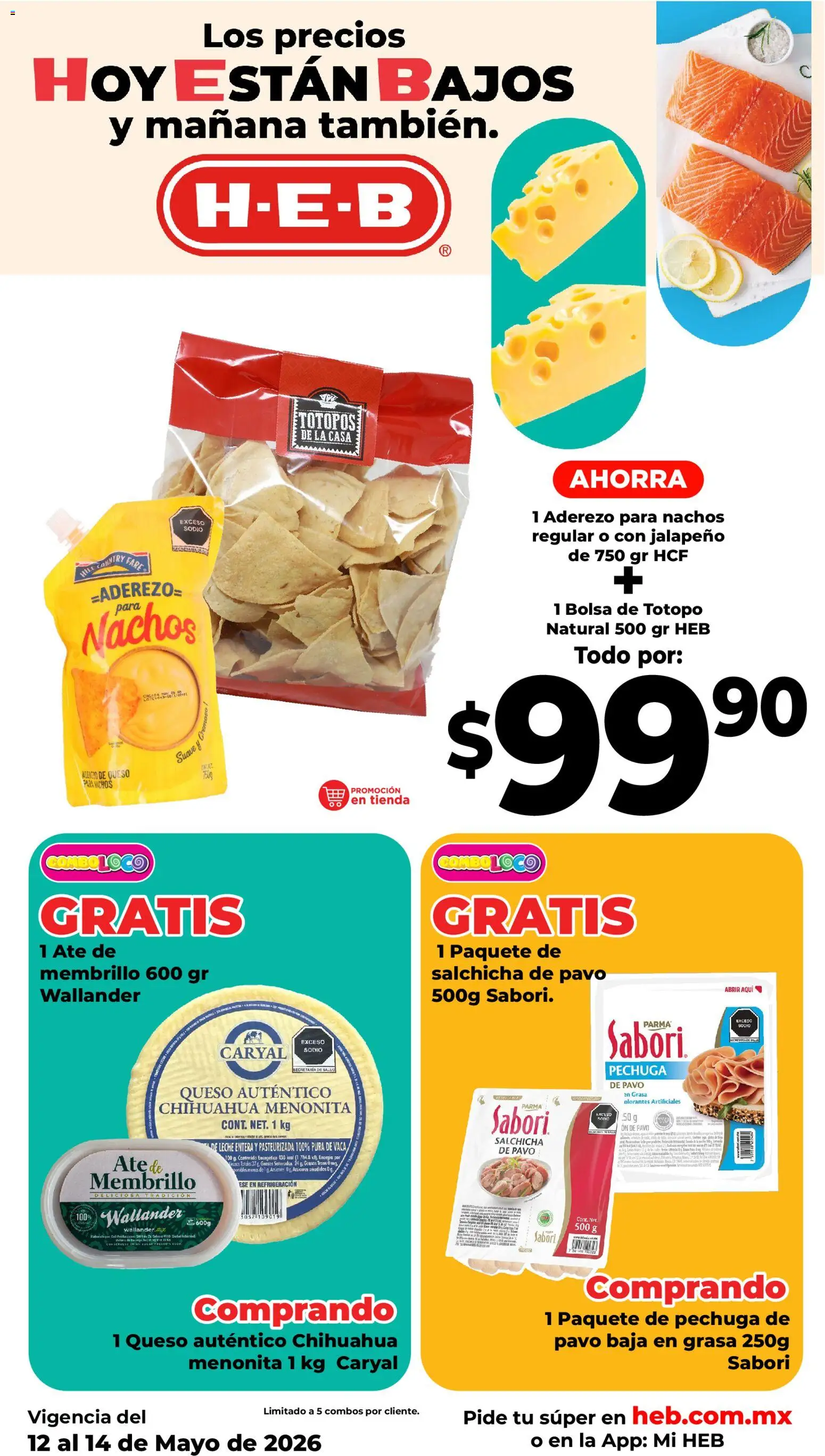Nuevas ofertas de H-E-B válidas en toda la República Mexicana desde el 12.05.2026. ¡Encuentra las mejores ofertas en H-E-B folleto Ofertas! | Página: 2