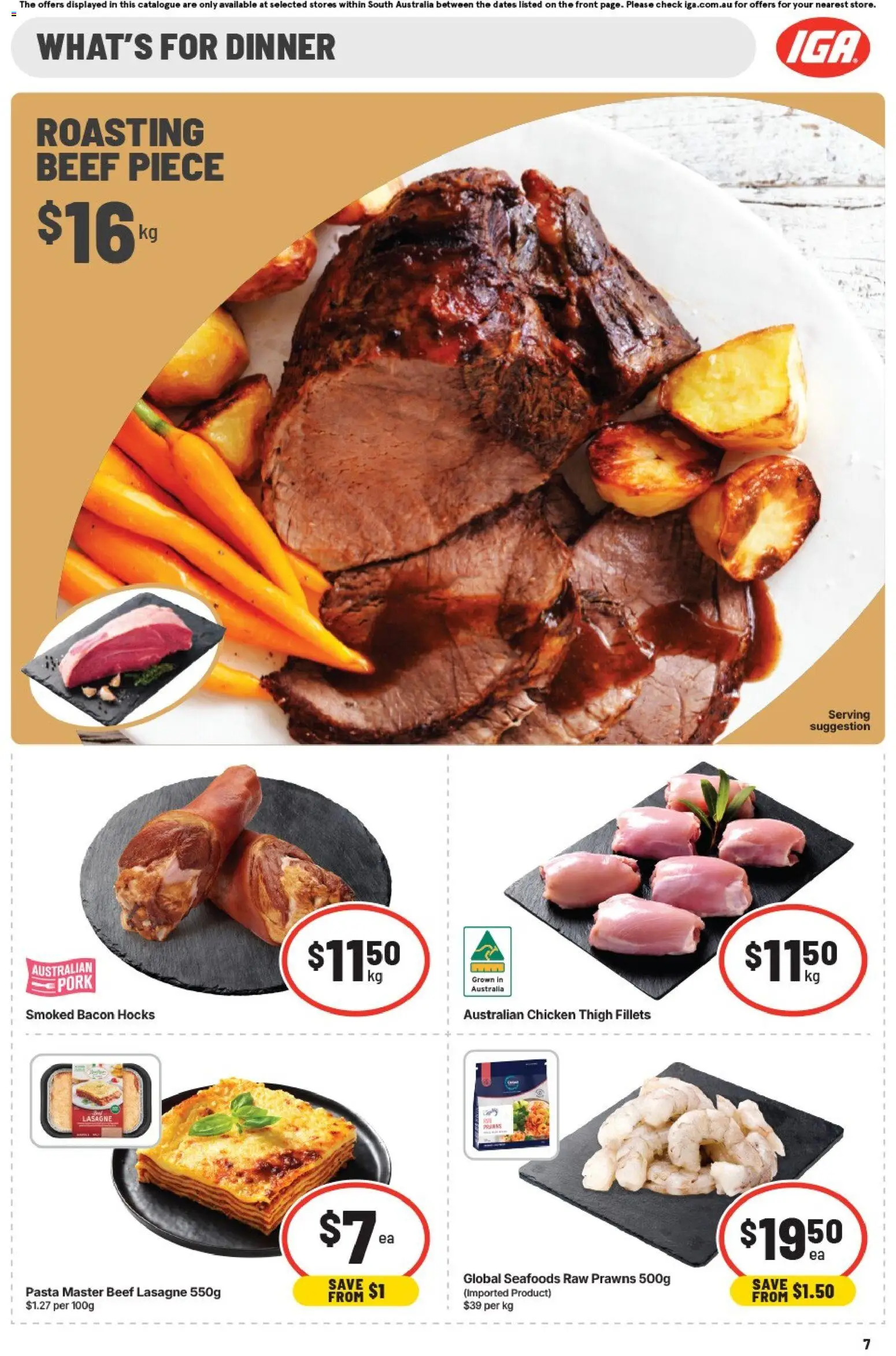 IGA catalogue - valid from 06.05.2026 | Page: 8 | Products: Bacon, Chicken, Pork, Beef