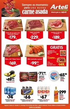 Vista previa de Arteli folleto Carne Express, nuevo folleto de la tienda, válido en México a partir del 16/10/2026