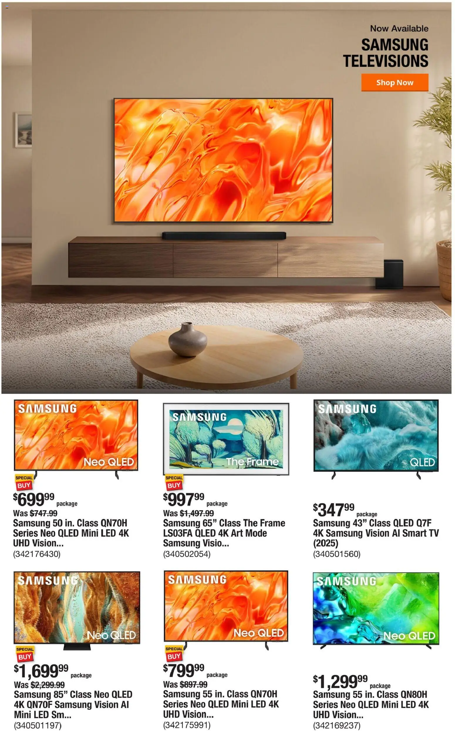 Home Depot Weekly Ad - valid from 28.05.2026 | Page: 2 | Products: Tv
