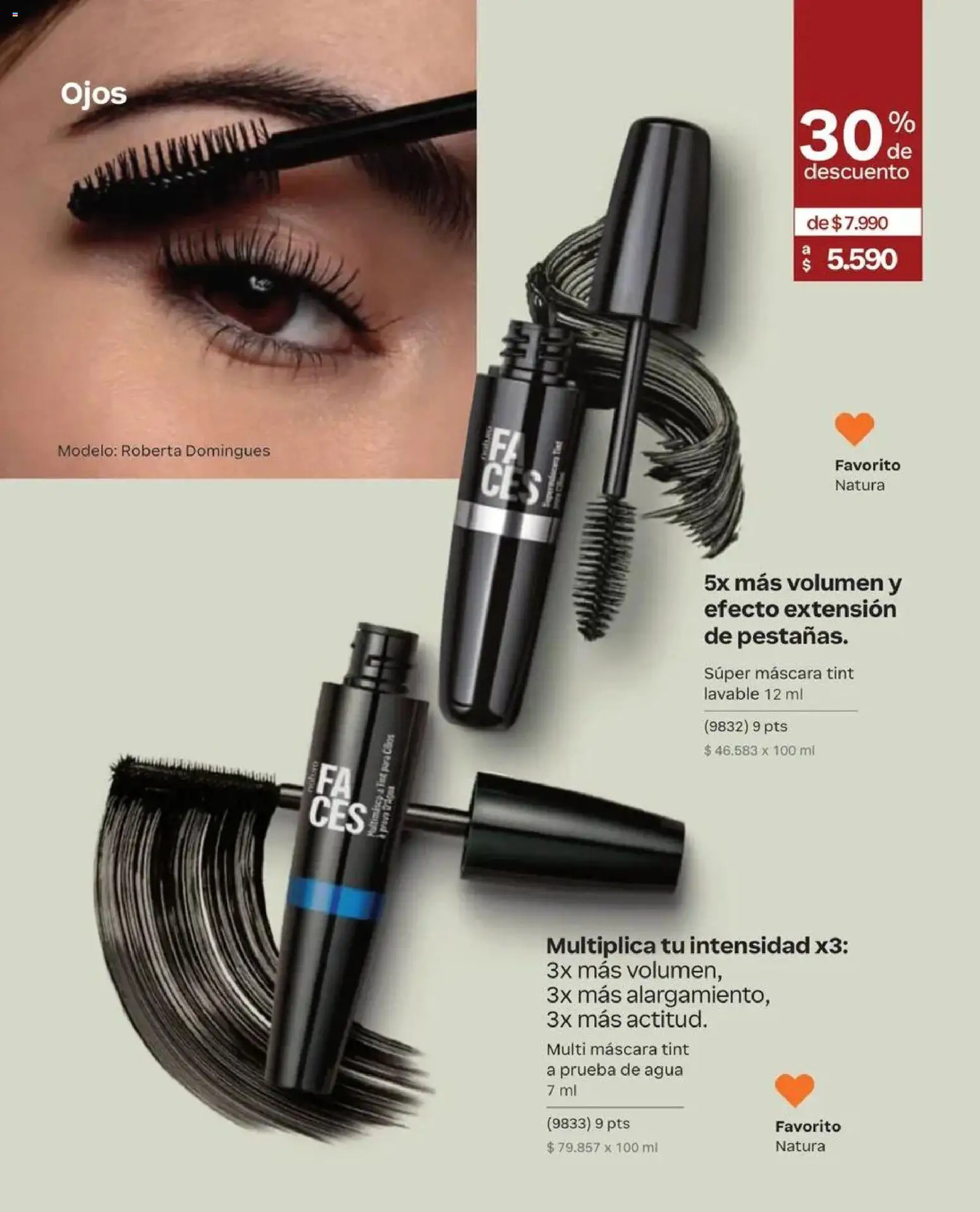 Natura catálogo │ válido desde el 31.08.2026 | Página: 98 | Productos: Agua, Máscara