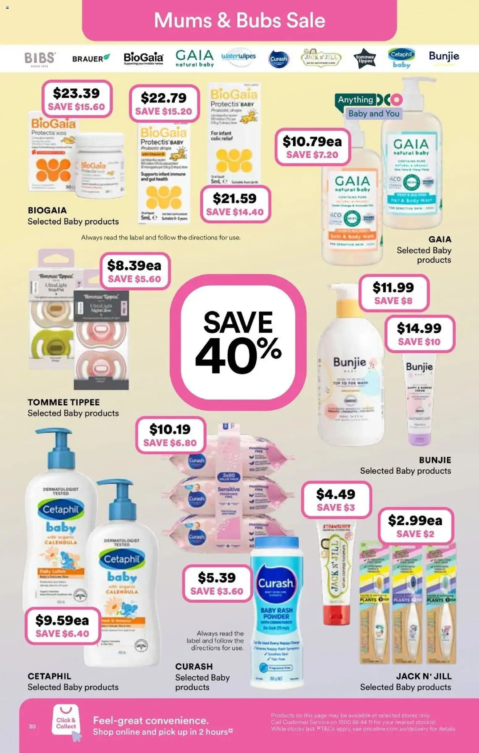 Priceline Pharmacy catalogue Shellharbour - 24/09/2026 > weekly / monthly specials | Page: 30 | Products: Bath, Powder, Lotion, Water