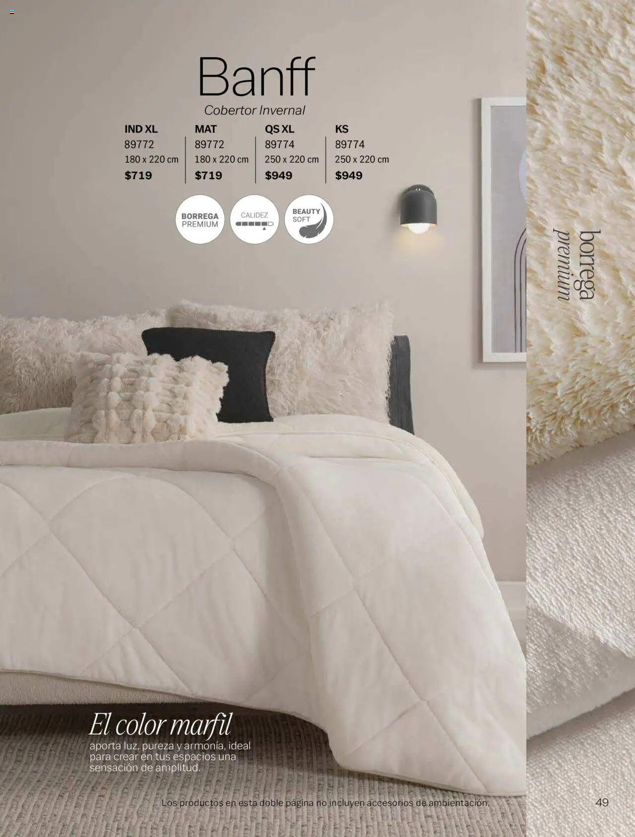Nuevas ofertas de Vianney válidas en toda la República Mexicana desde el 15/08/2025. ¡Encuentra las mejores ofertas en Vianney - Catálogo Invierno! | Página: 51 | Productos: Cobertor