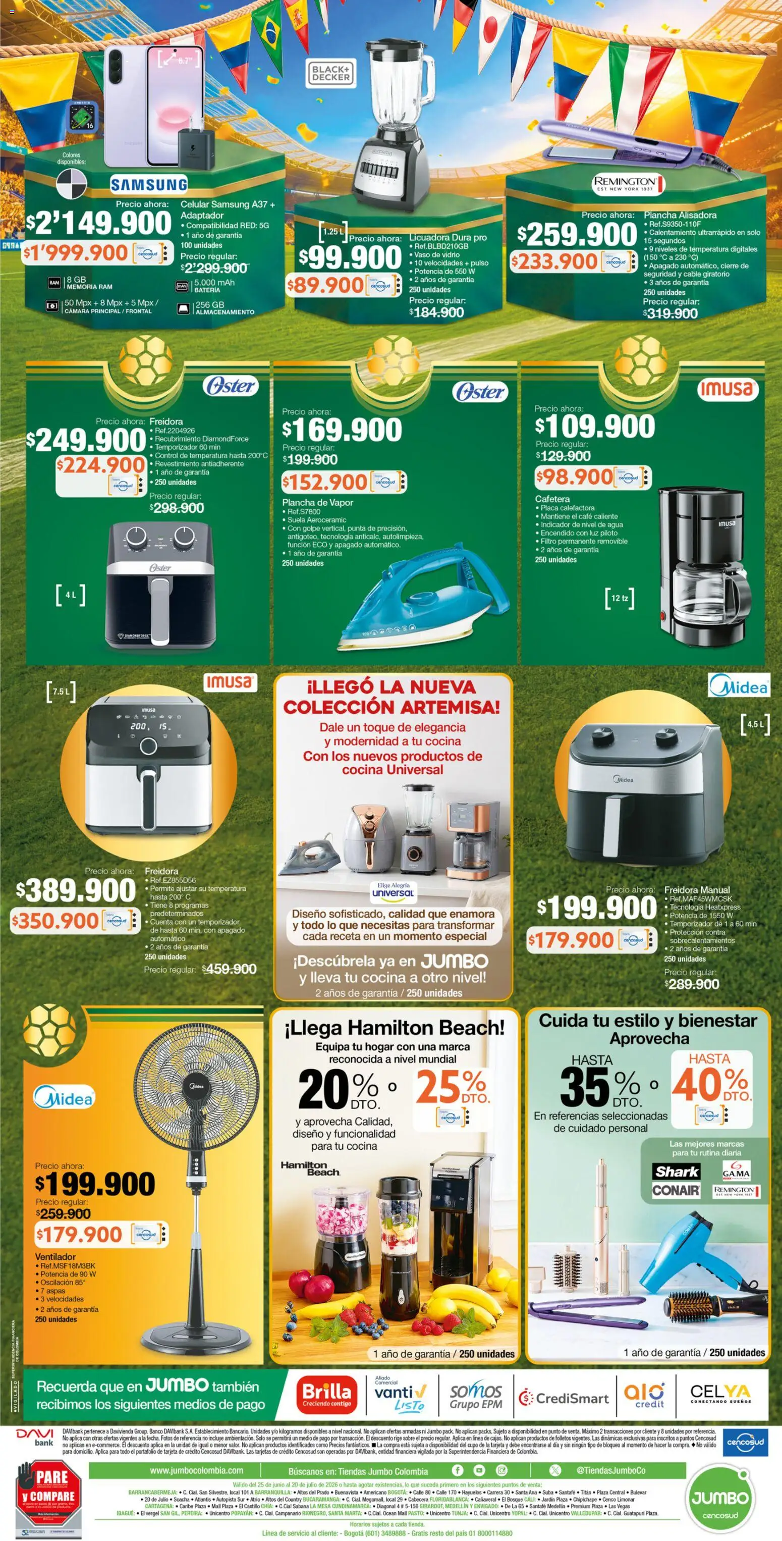 Jumbo revista - valida desde el 25/06/2026 | Página: 40 | Productos: Plancha, Cámara, Adaptador, Cafetera