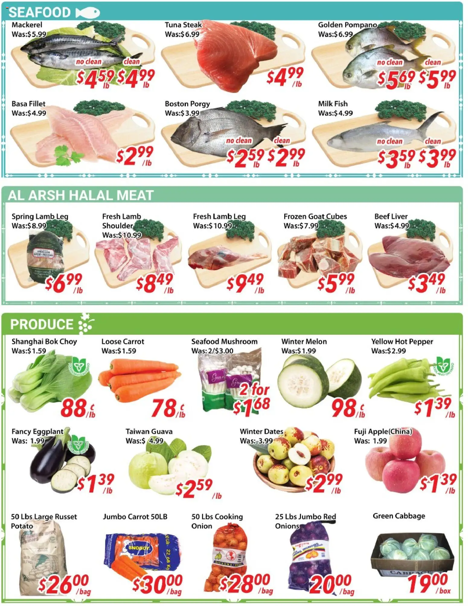 Ample Food Market flyer valid from Aug 21, 2026 | Page: 2 | Products: Fillet, Seafood, Lamb, Liver