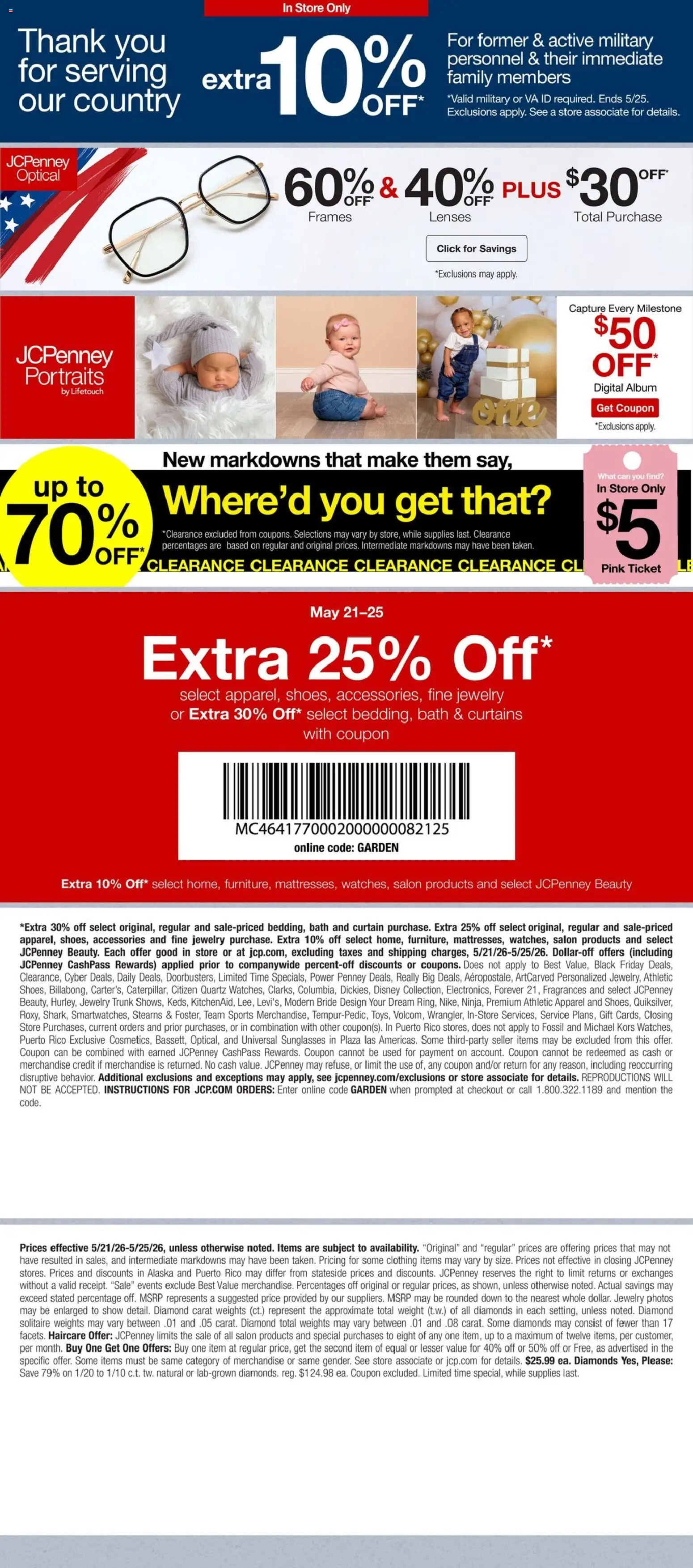 JCPenney Weekly Ad - valid from 20.05.2026 | Page: 10 | Products: Bath, Weight