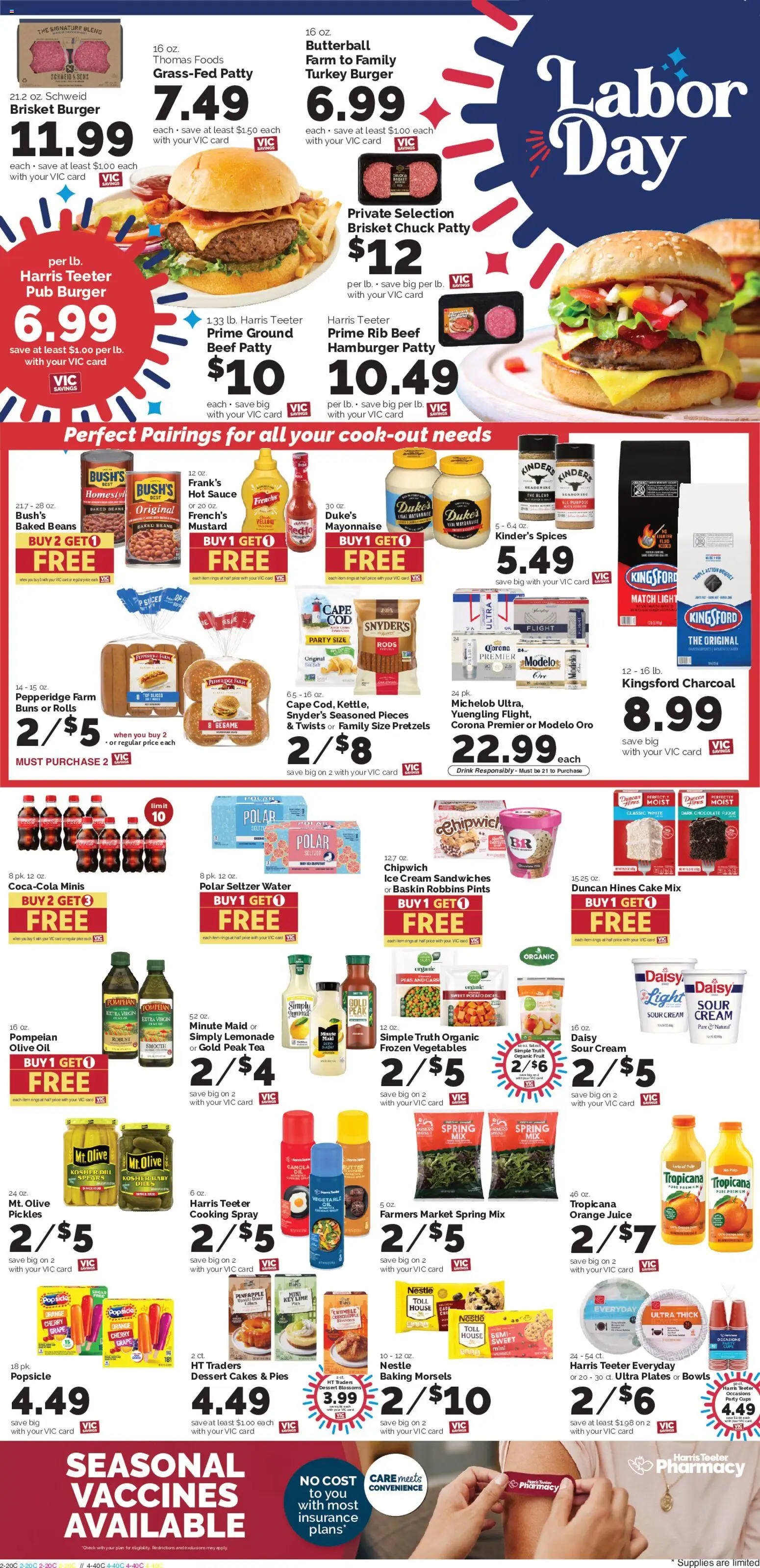 Harris Teeter Weekly Ad - valid from 09/02/2026 | Page: 7 | Products: Turkey, Cooking spray, Vegetables, Dill